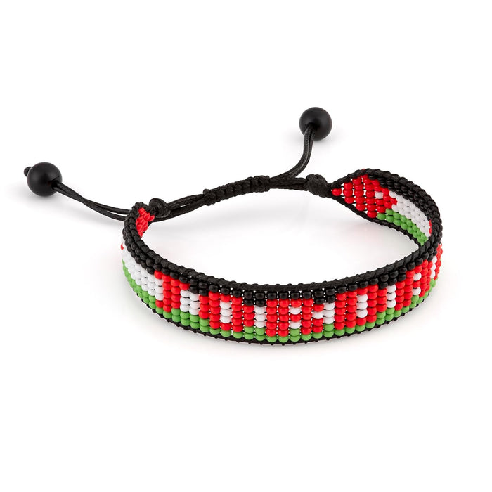 Jordan Flag Bracelet – Handmade Adjustable Bracelet