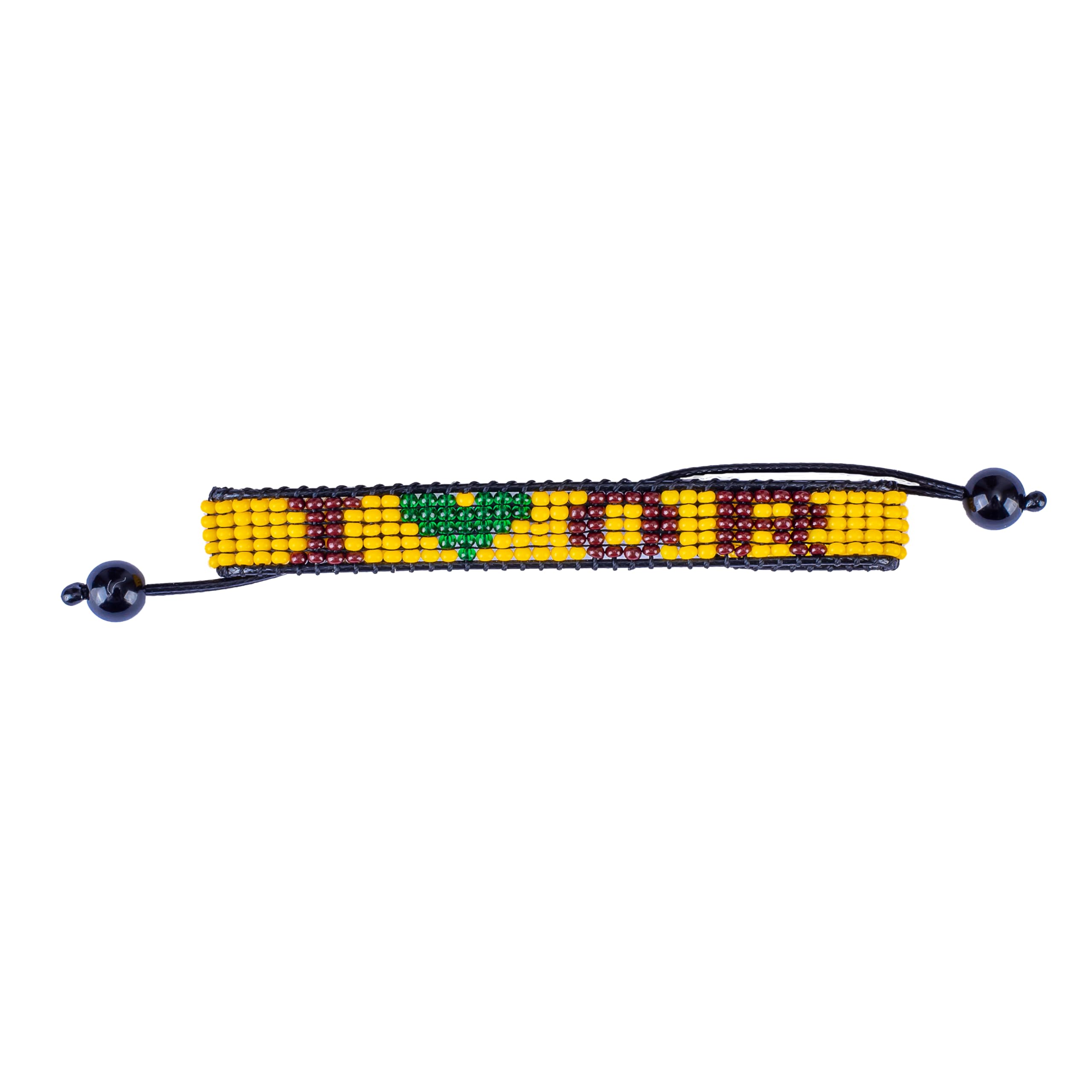 I Love Oregon Beaded Bracelet – Handcrafted & Adjustable