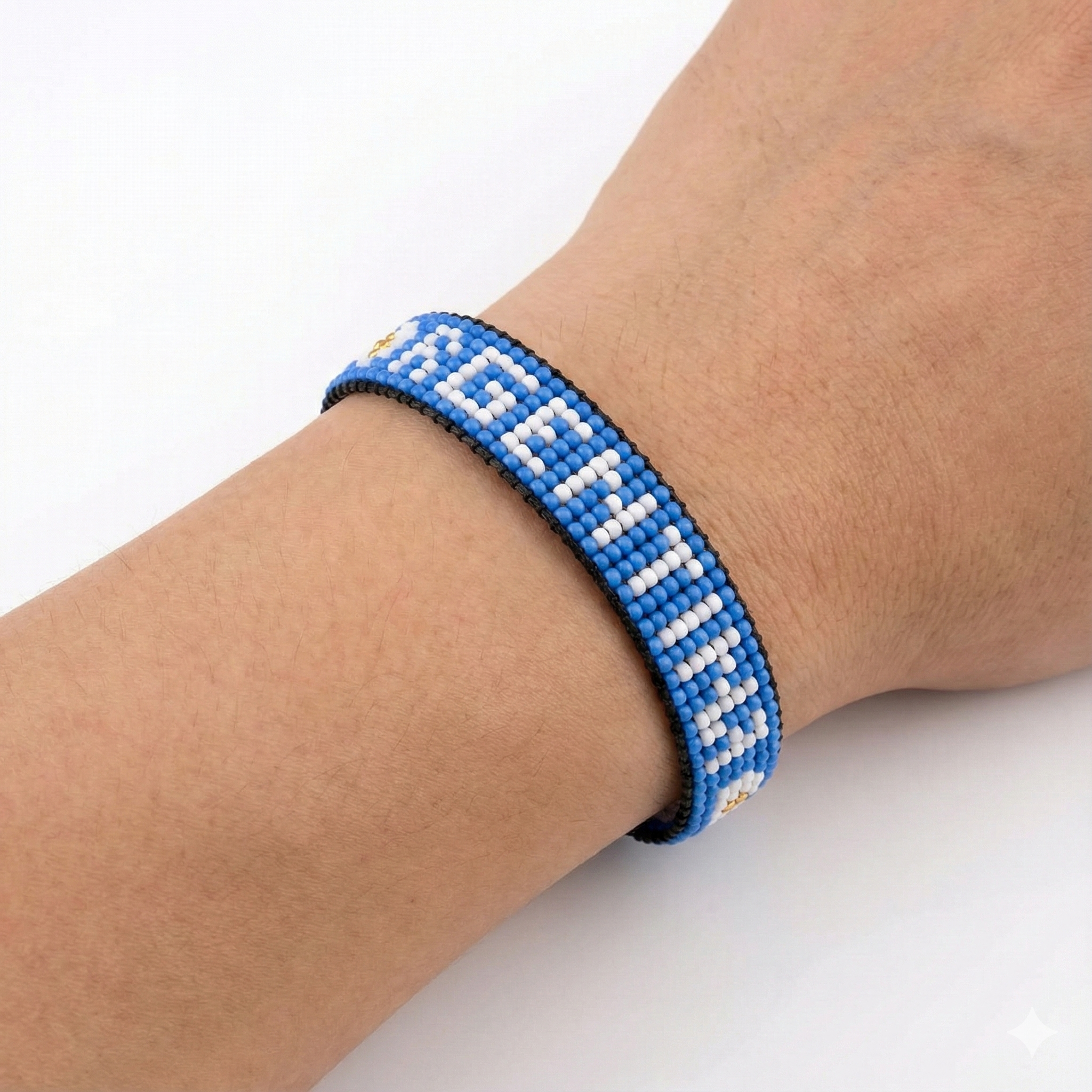 Argentina Flag Bracelet – Handmade Adjustable Bracelet for Soccer Fans