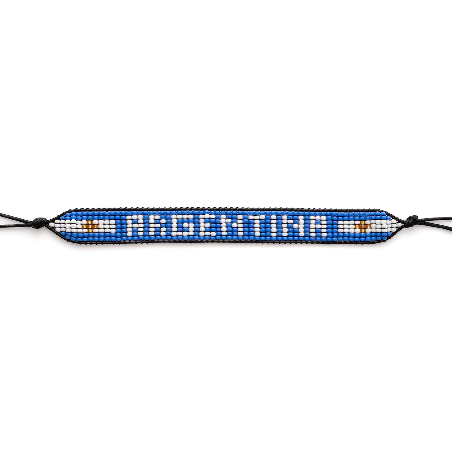 Argentina Flag Bracelet – Handmade Adjustable Bracelet for Soccer Fans