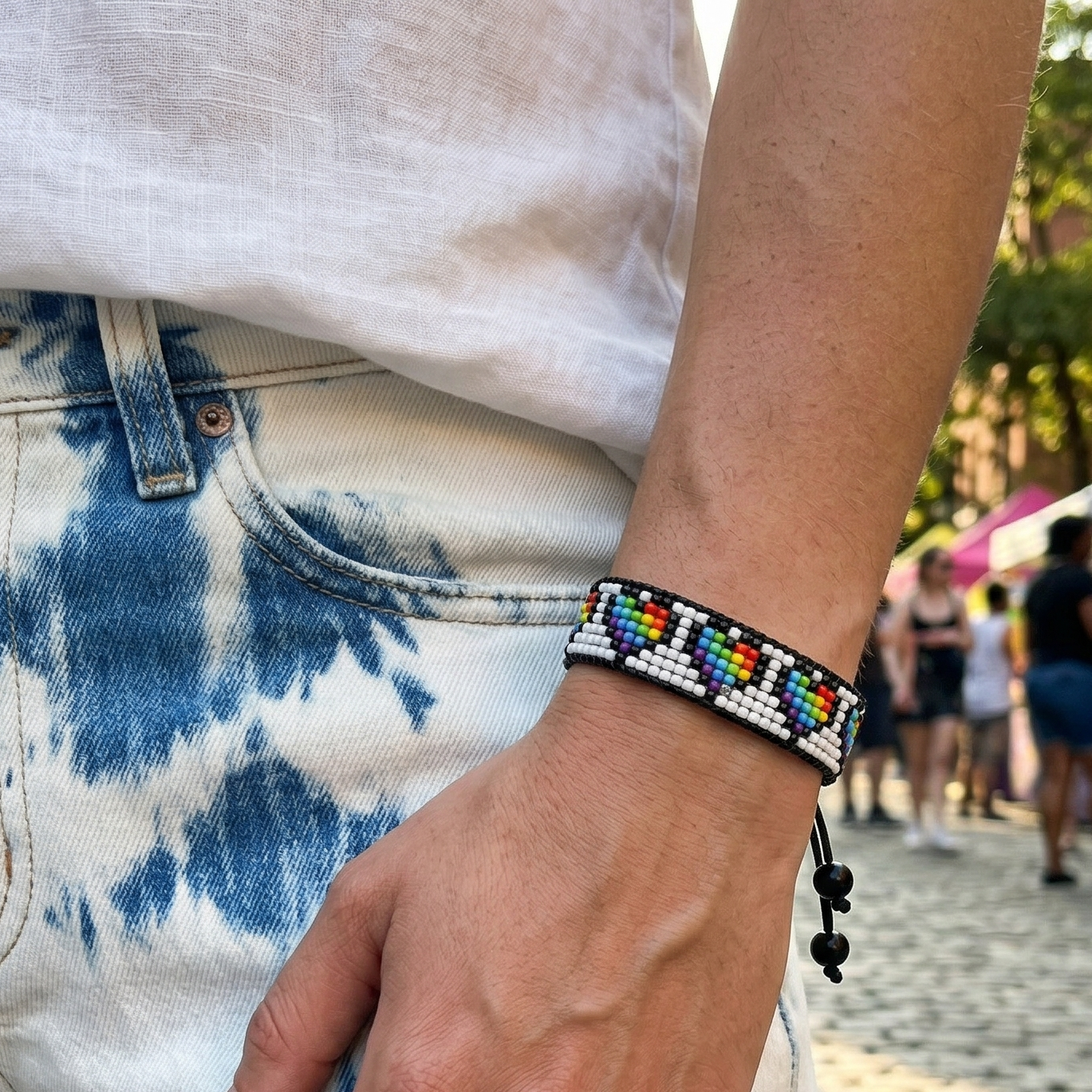 Armbänder für Autismus-Bewusstsein – Handgefertigter verstellbarer Schmuck – Regenbogen-Puzzle-, Unendlichkeits-, Herz- & Pride-Designs – Unisex