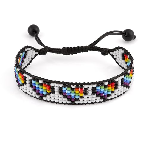 Autism Awareness Beaded Bracelets – Handmade Adjustable Support Jewelry – Rainbow Puzzle, Infinity, Heart & Pride Designs – Unisex