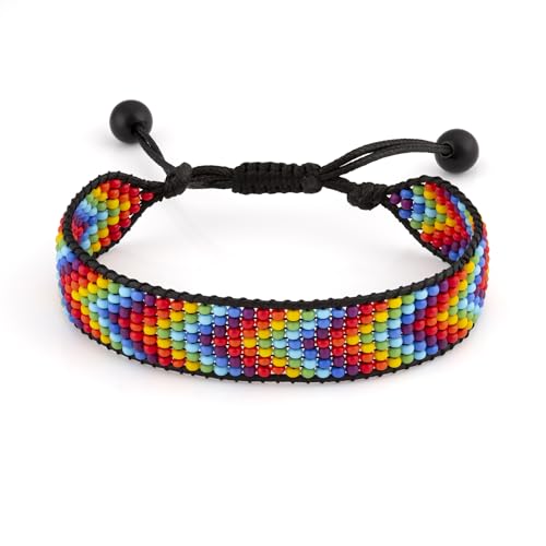 Autism Awareness Beaded Bracelets – Handmade Adjustable Support Jewelry – Rainbow Puzzle, Infinity, Heart & Pride Designs – Unisex