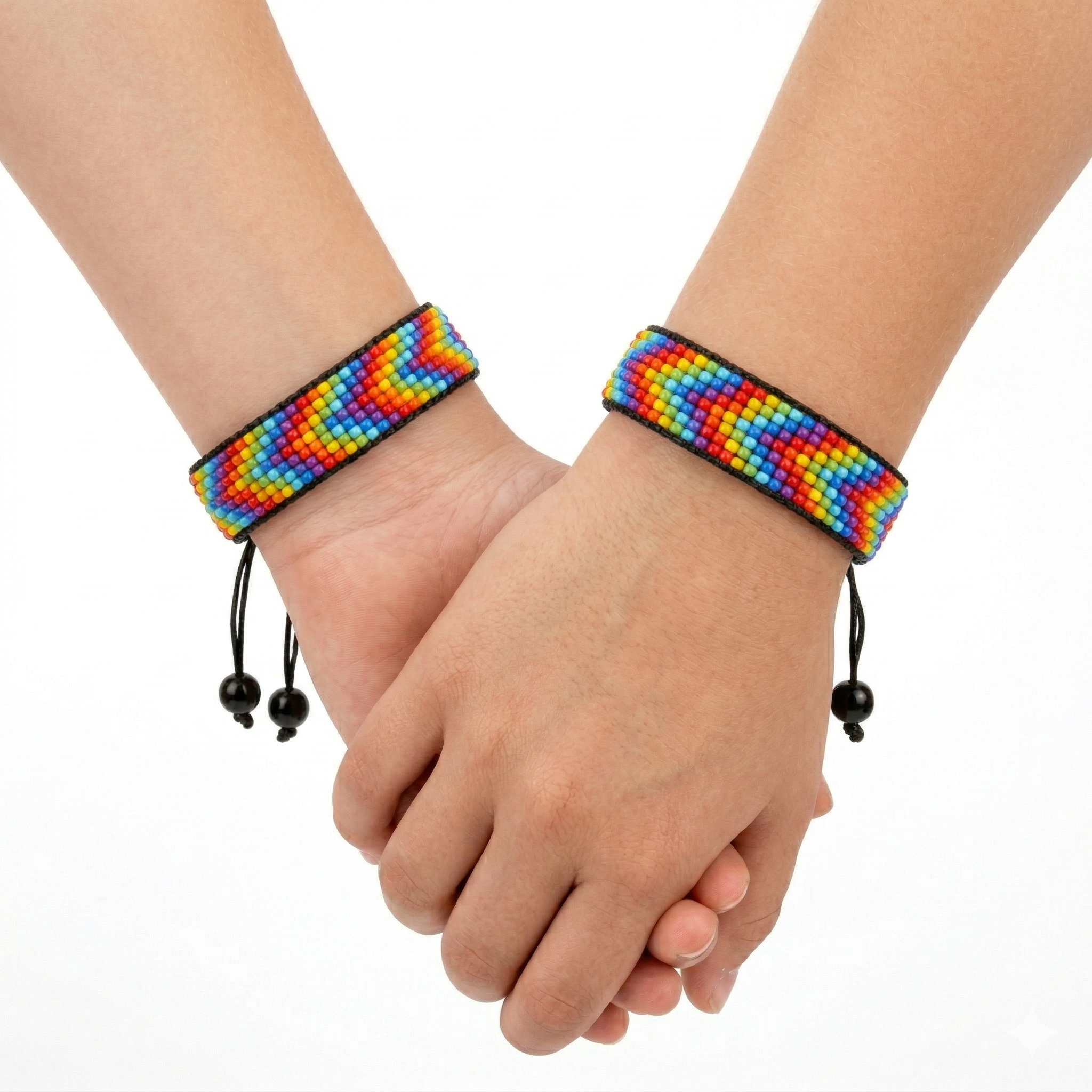 Armbänder für Autismus-Bewusstsein – Handgefertigter verstellbarer Schmuck – Regenbogen-Puzzle-, Unendlichkeits-, Herz- & Pride-Designs – Unisex