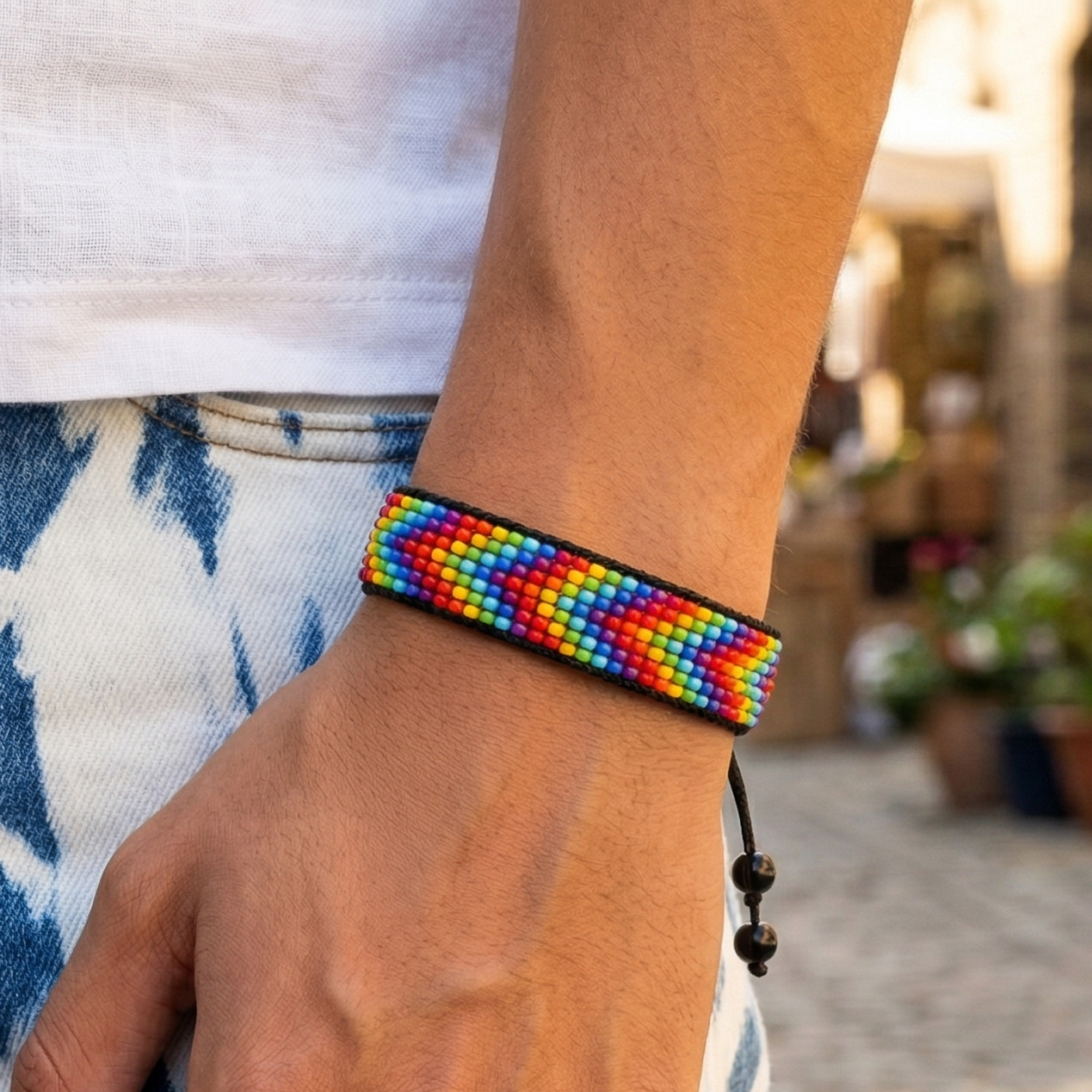 Armbänder für Autismus-Bewusstsein – Handgefertigter verstellbarer Schmuck – Regenbogen-Puzzle-, Unendlichkeits-, Herz- & Pride-Designs – Unisex