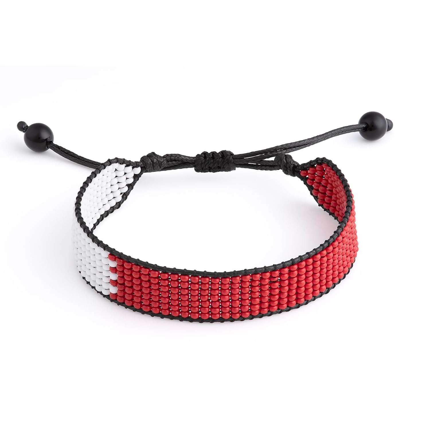 Bahrain Handcrafted Adjustable  Flag Bracelet