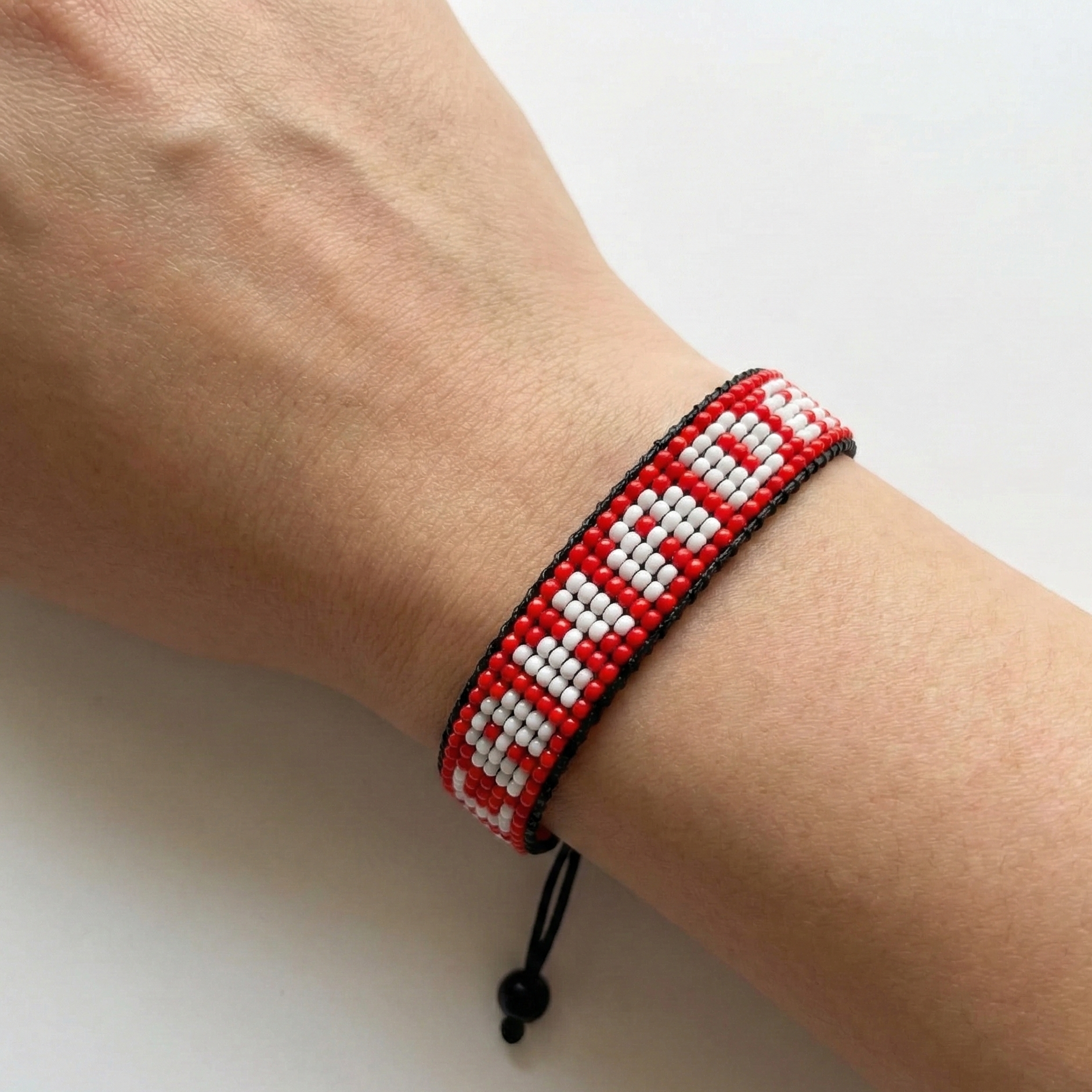 Canada Flag Bracelet – Handmade Adjustable Bracelet for Patriots