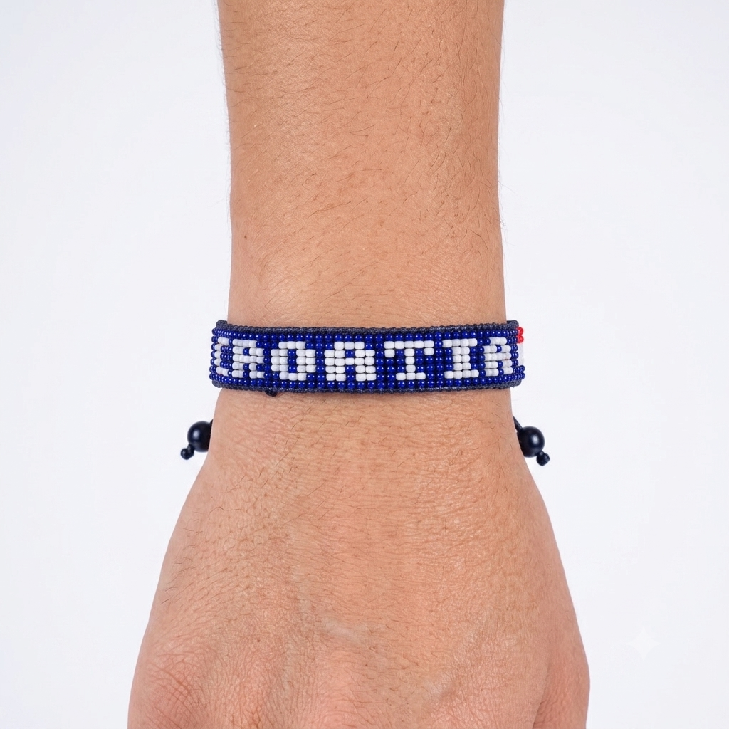 Croatia Flag Bracelet – Handmade Adjustable Bracelet for Patriots