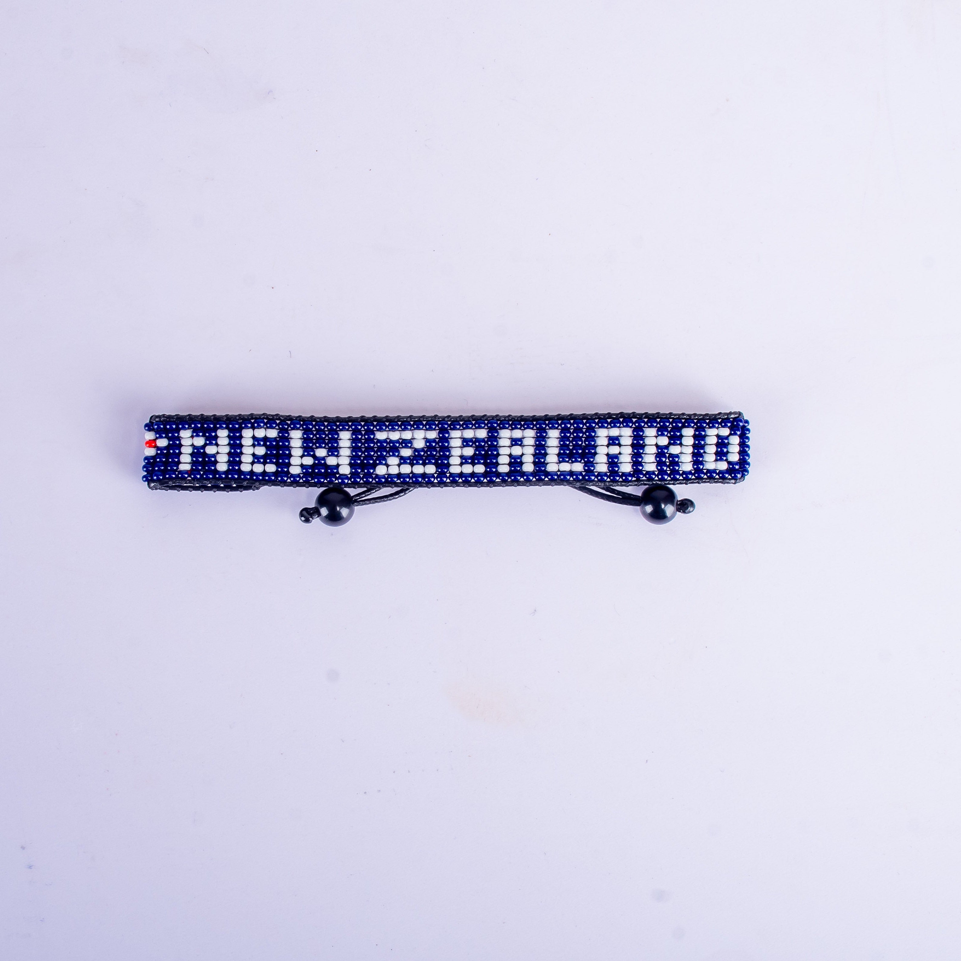 Bracelet drapeau perlé Nouvelle-Zélande Coupe du Monde 2026 – Fait main et ajustable