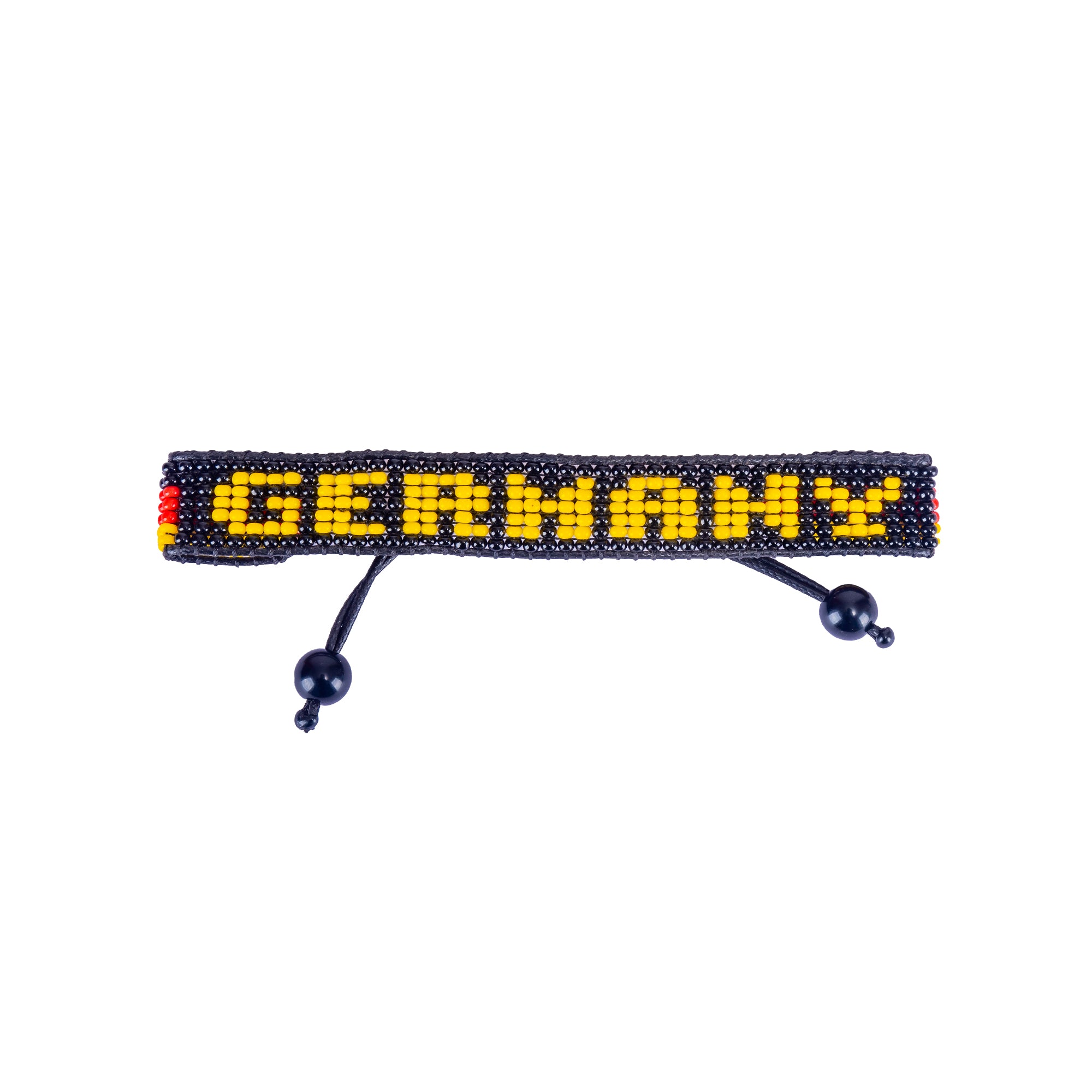 World Cup 2026 Germany Beaded Flag Bracelet – Handmade & Adjustable