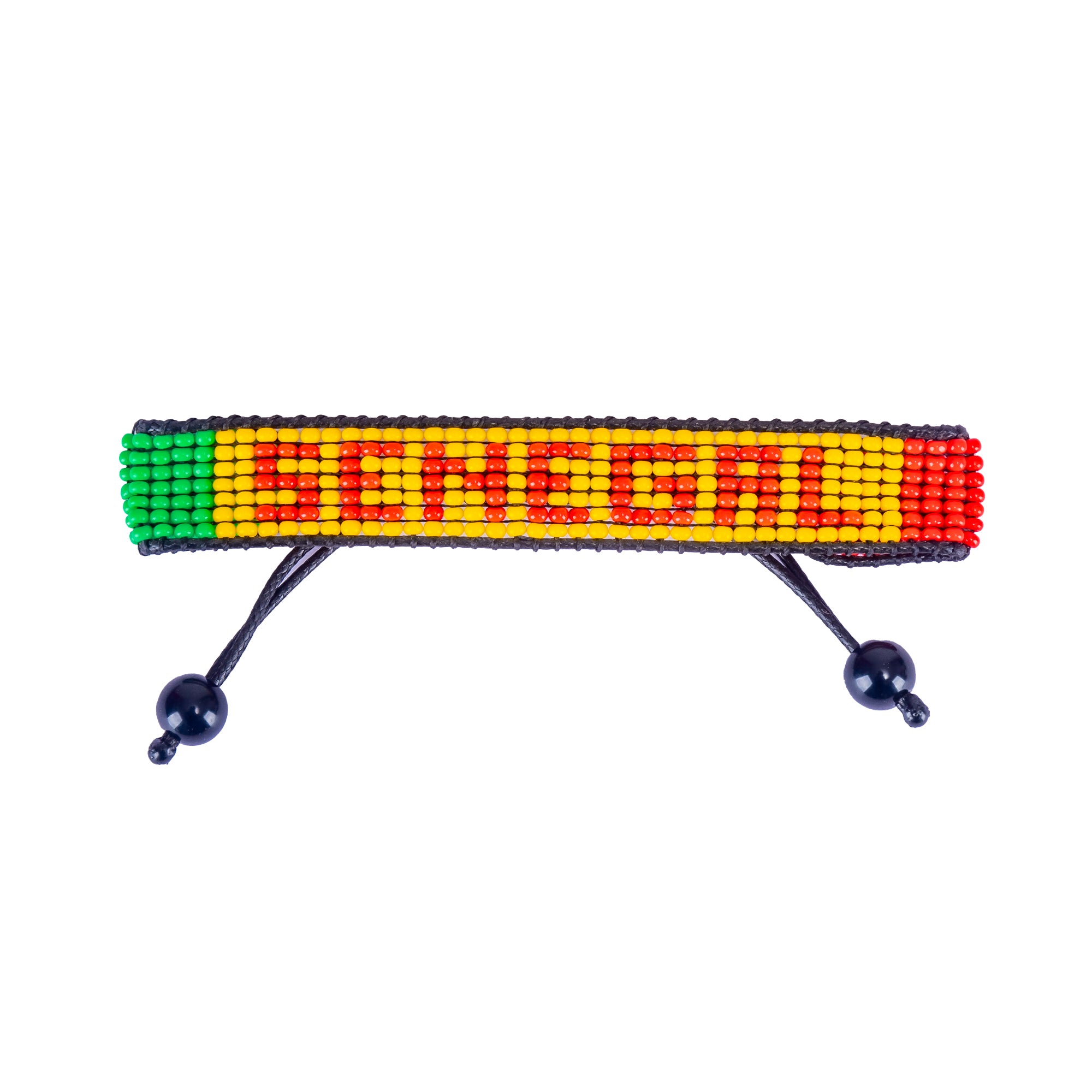 World Cup 2026 Senegal Beaded Flag Bracelet – Handmade & Adjustable