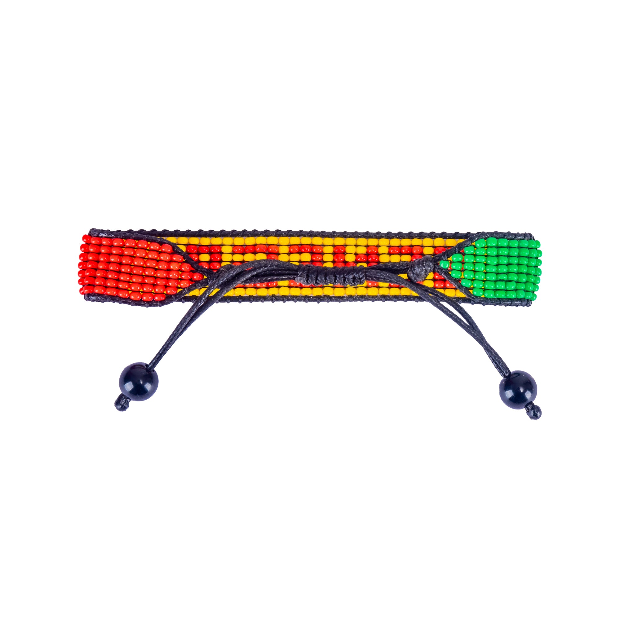World Cup 2026 Senegal Beaded Flag Bracelet – Handmade & Adjustable