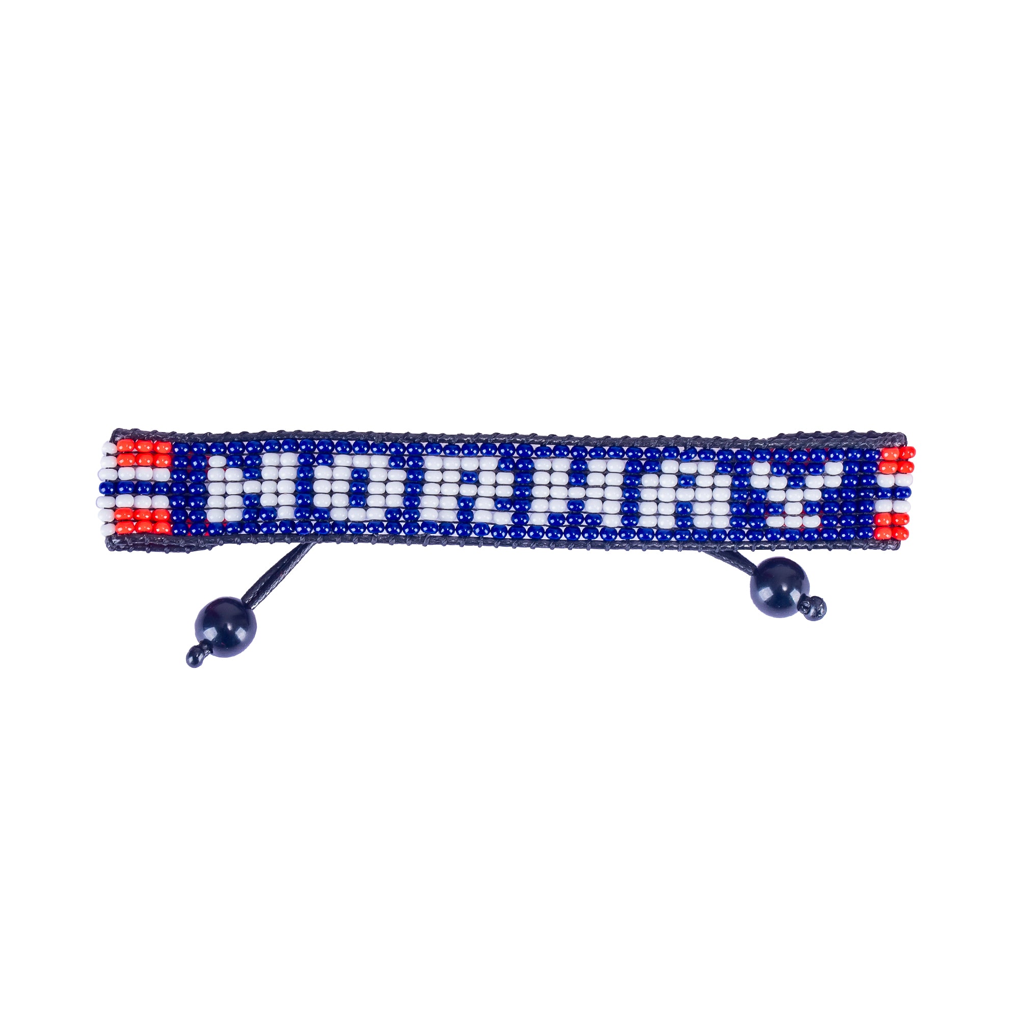 World Cup 2026 Norway Beaded Flag Bracelet – Handmade & Adjustable