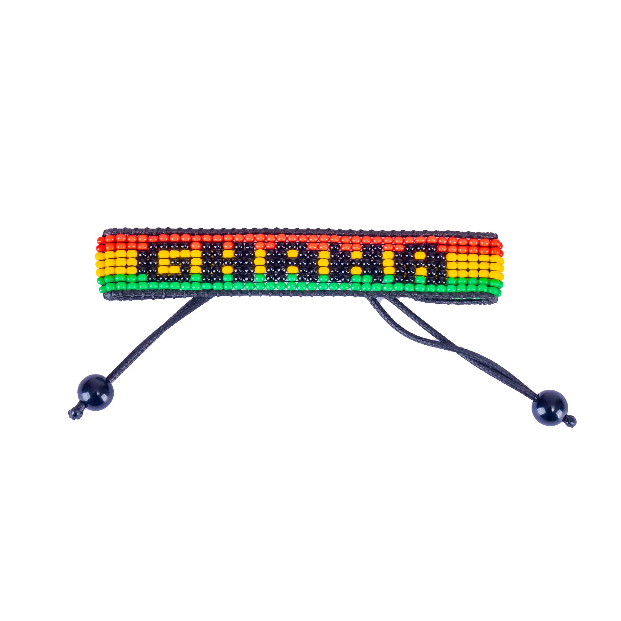World Cup 2026 Ghana Beaded Flag Bracelet – Handmade & Adjustable