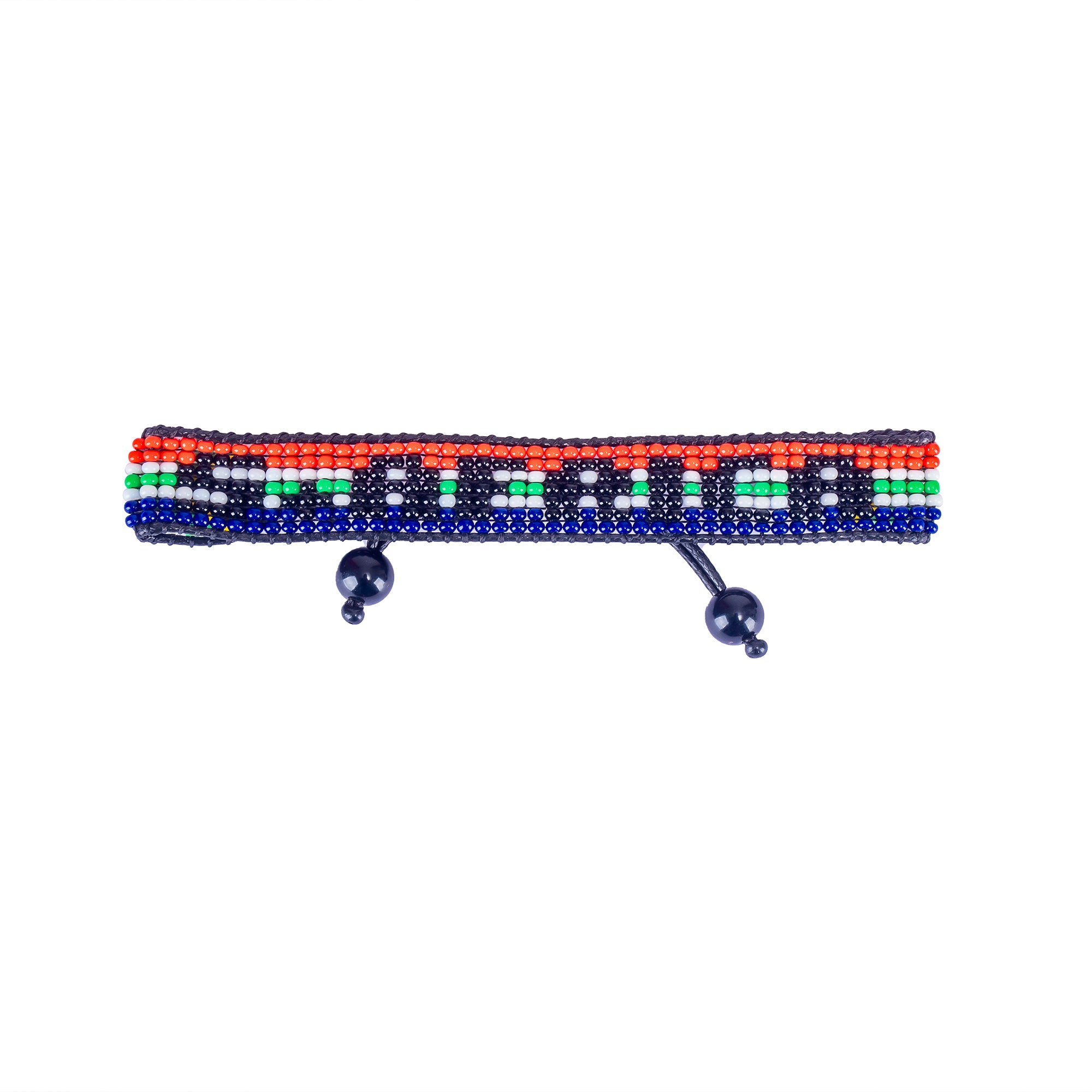 World Cup 2026 South Africa Beaded Flag Bracelet – Handmade & Adjustable