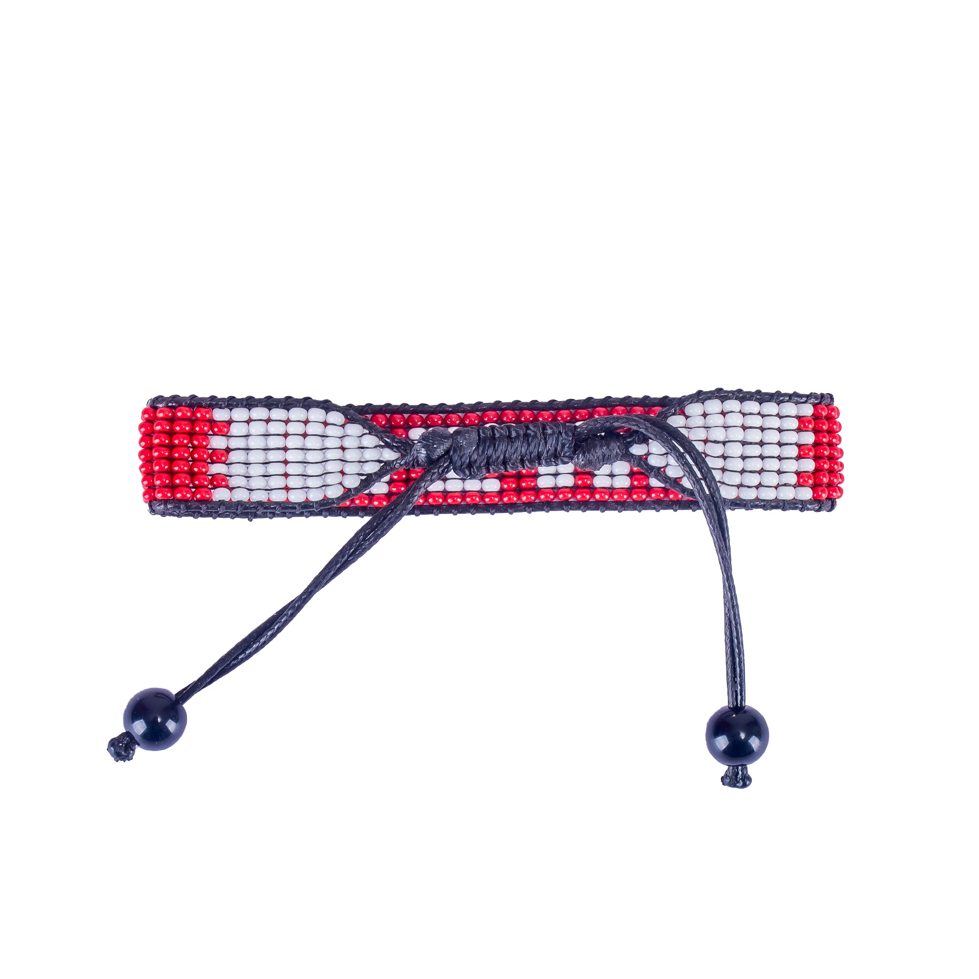 World Cup 2026 Qatar Beaded Flag Bracelet – Handmade & Adjustable