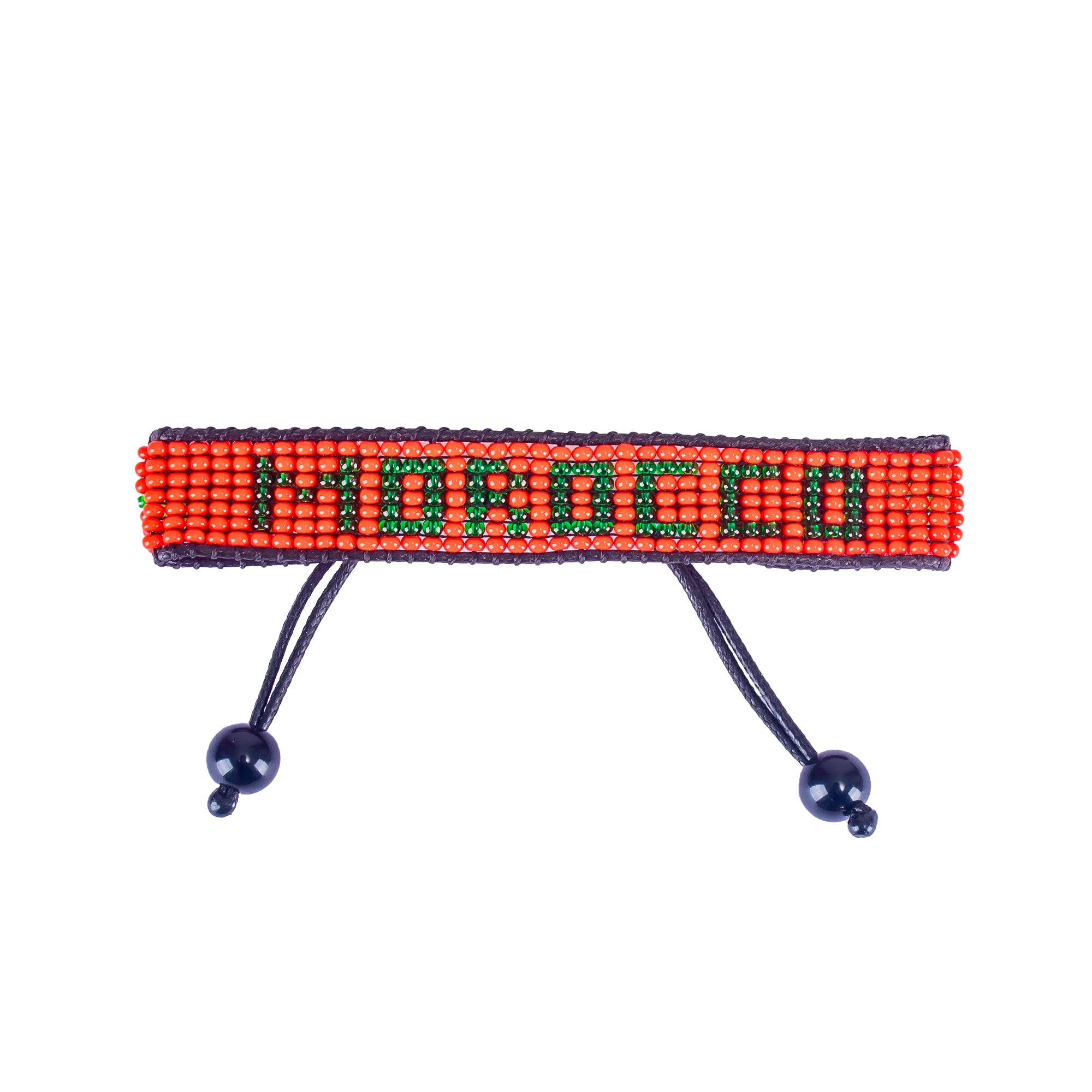 World Cup 2026 Morocco Beaded Flag Bracelet – Handmade & Adjustable