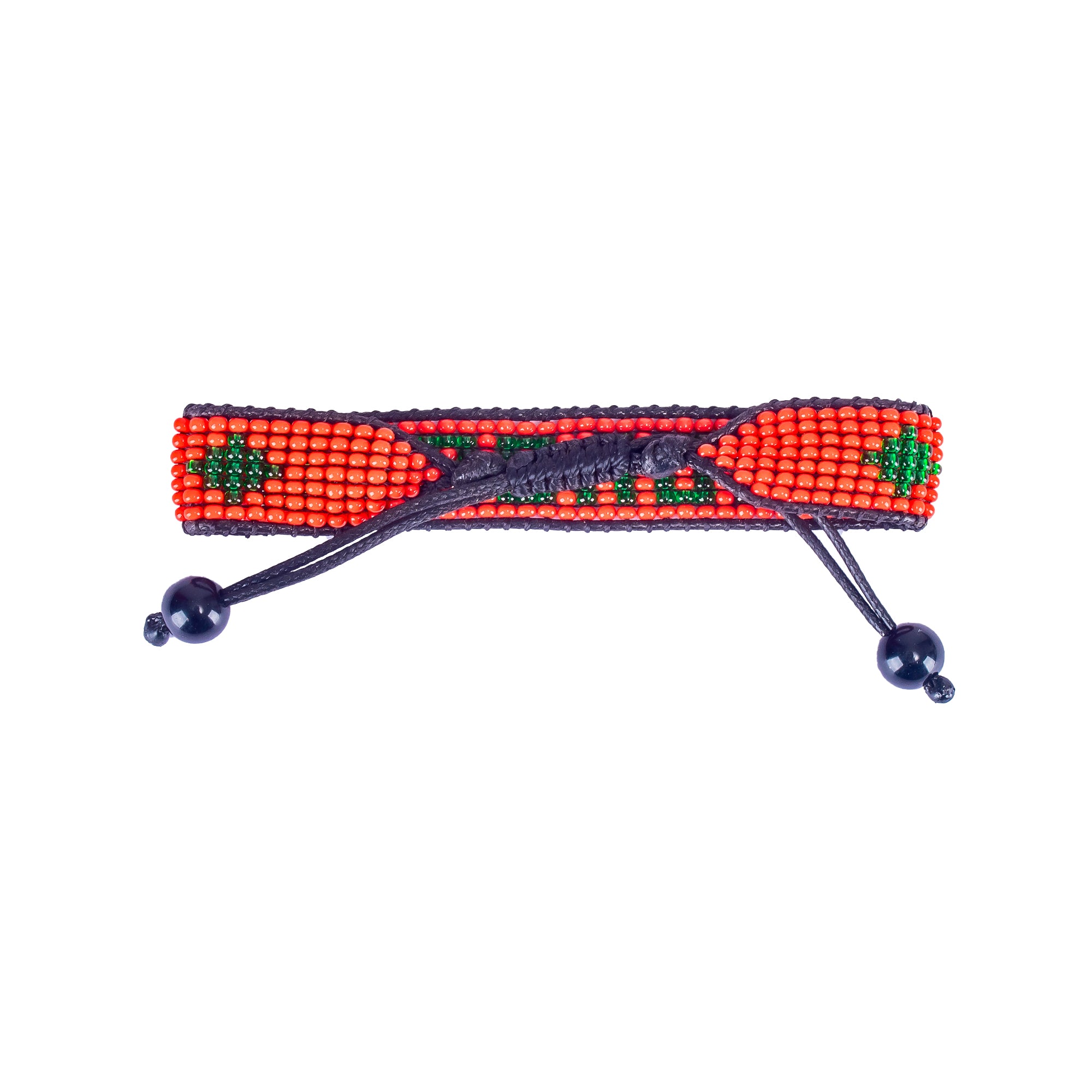 World Cup 2026 Morocco Beaded Flag Bracelet – Handmade & Adjustable