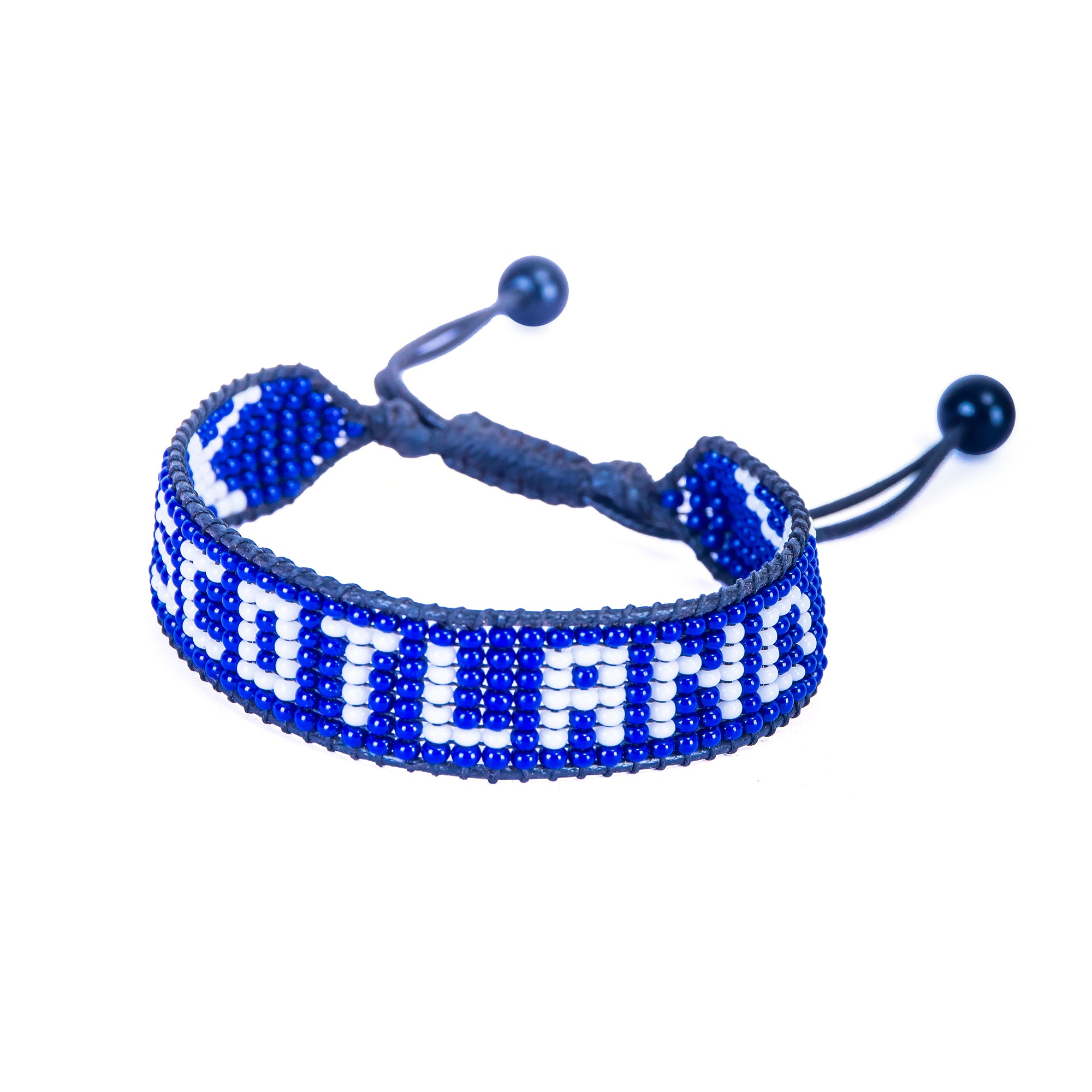 Bracelet de drapeau perlé Écosse Coupe du Monde 2026 – Fait main et ajustable