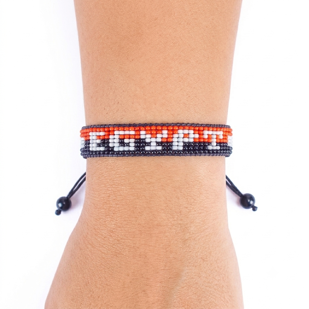 Egypt Flag Bracelet – Handmade Adjustable Bracelet