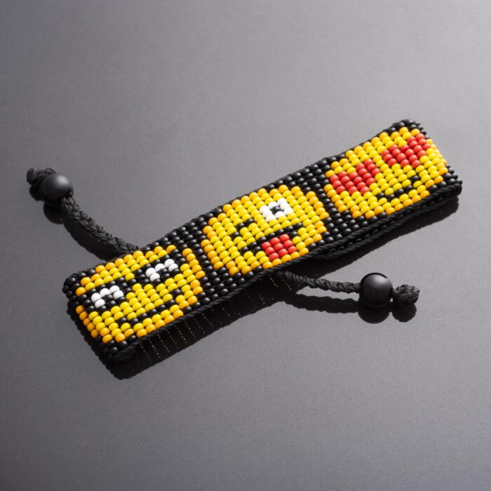 Handgemachtes verstellbares Emoticon-Armband: Drücken Sie Ihre Stimmung stilvoll aus