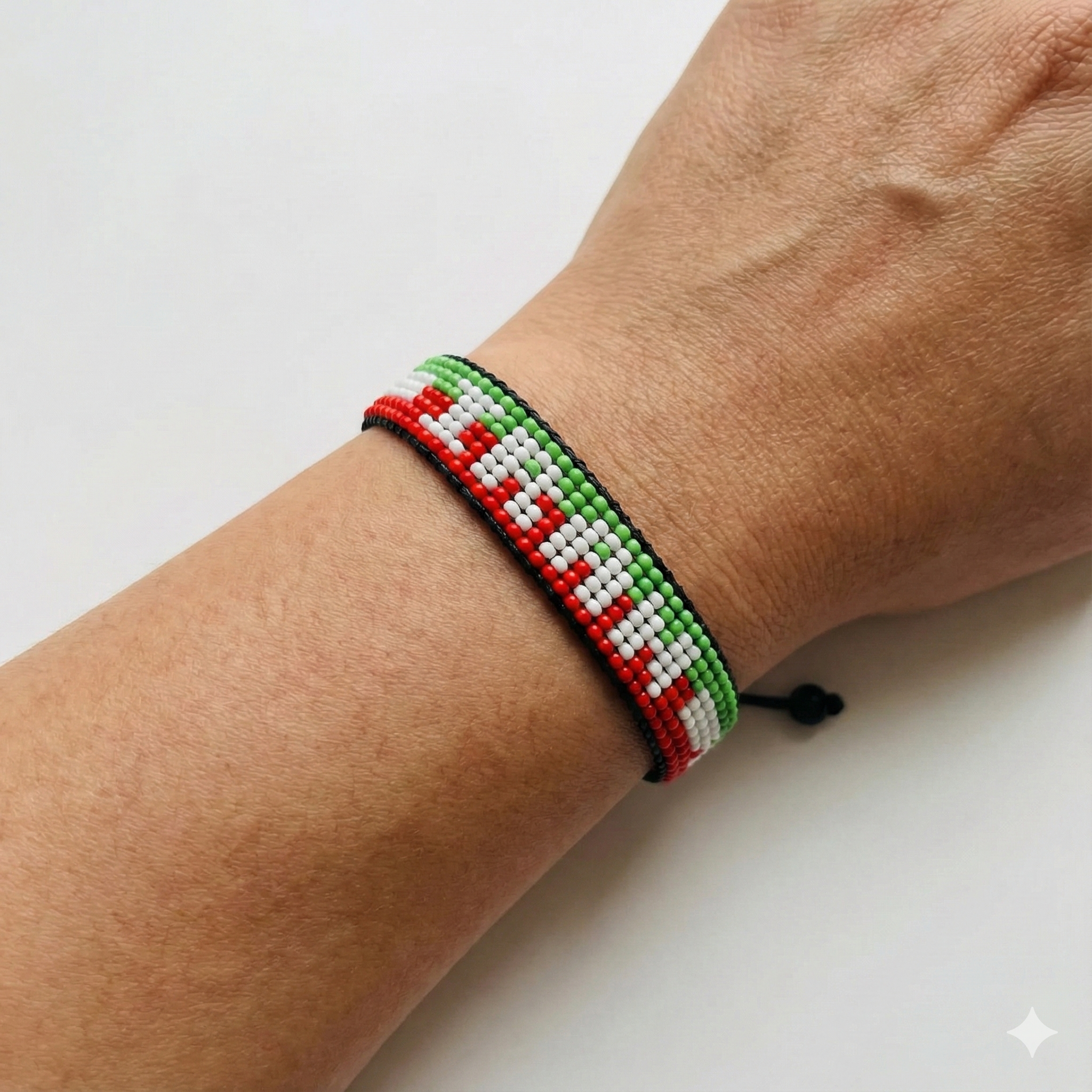 Iran Flag Bracelet – Handmade Adjustable Bracelet