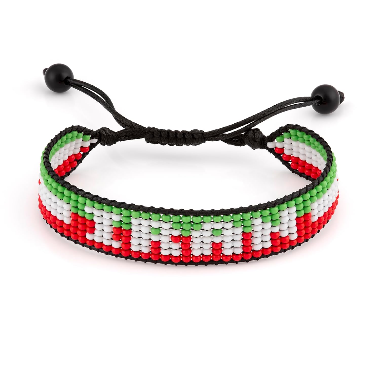 World Cup 2026 Iran Beaded Flag Bracelet – Handmade & Adjustable