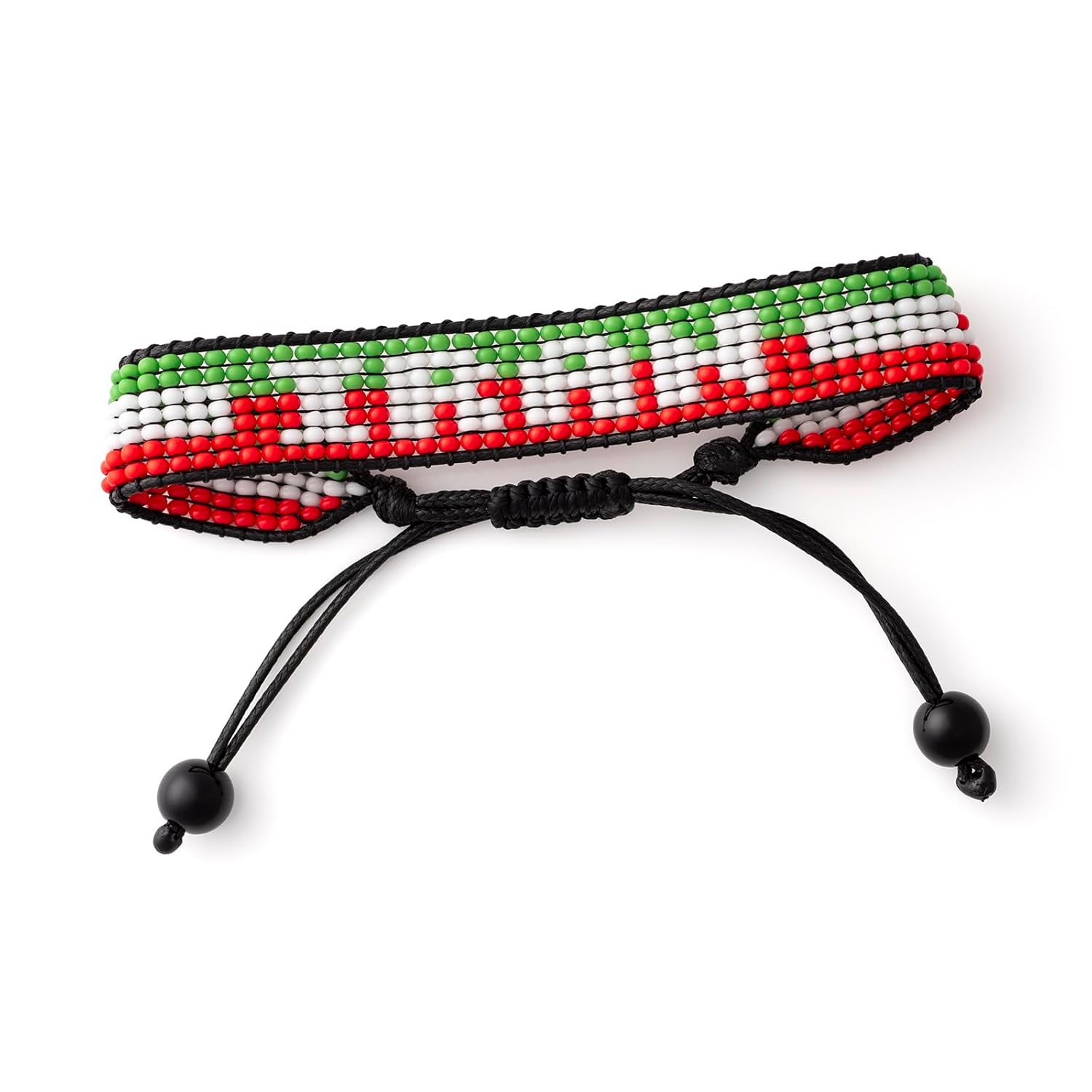 World Cup 2026 Iran Beaded Flag Bracelet – Handmade & Adjustable