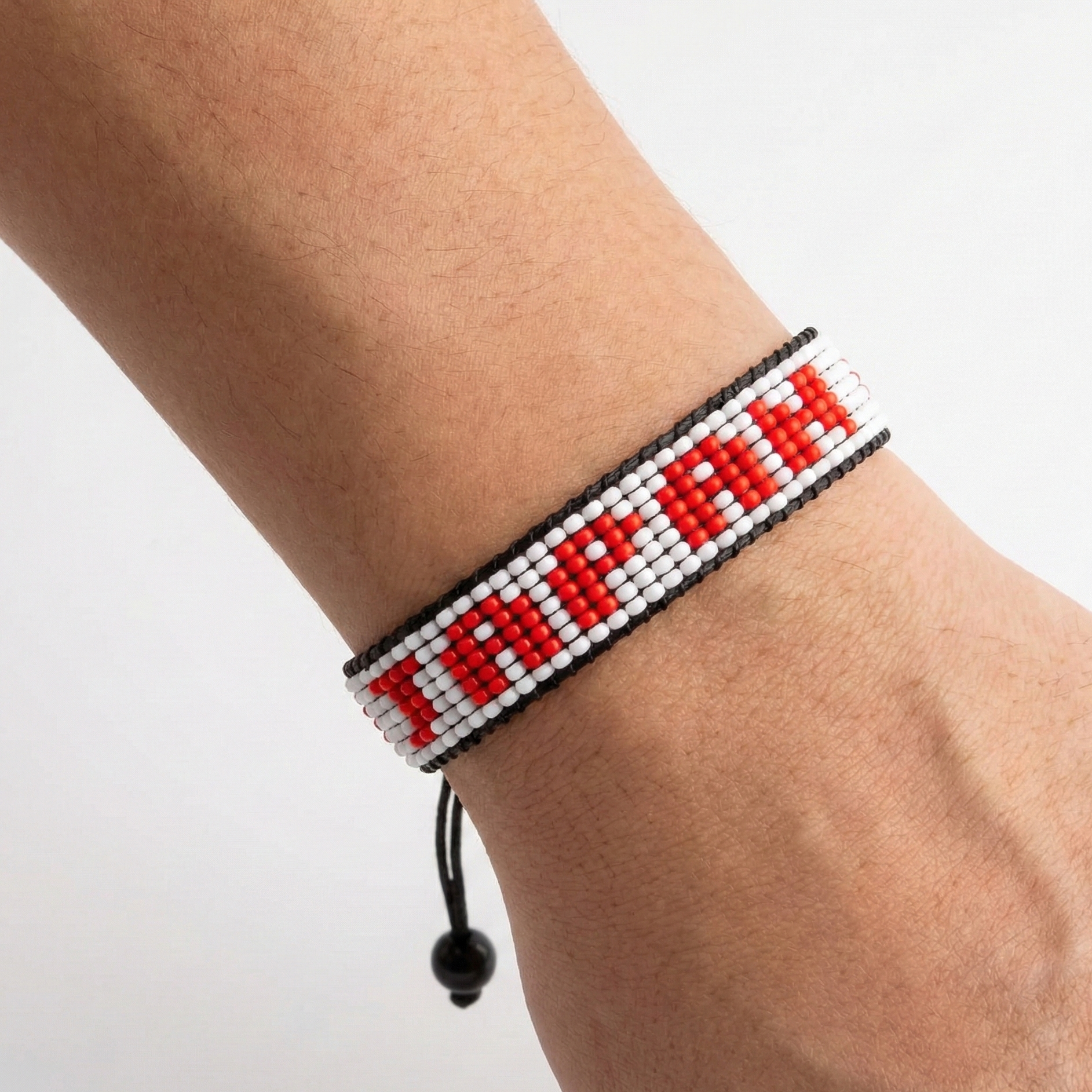 Japan Flag Bracelet – Handmade Adjustable Bracelet
