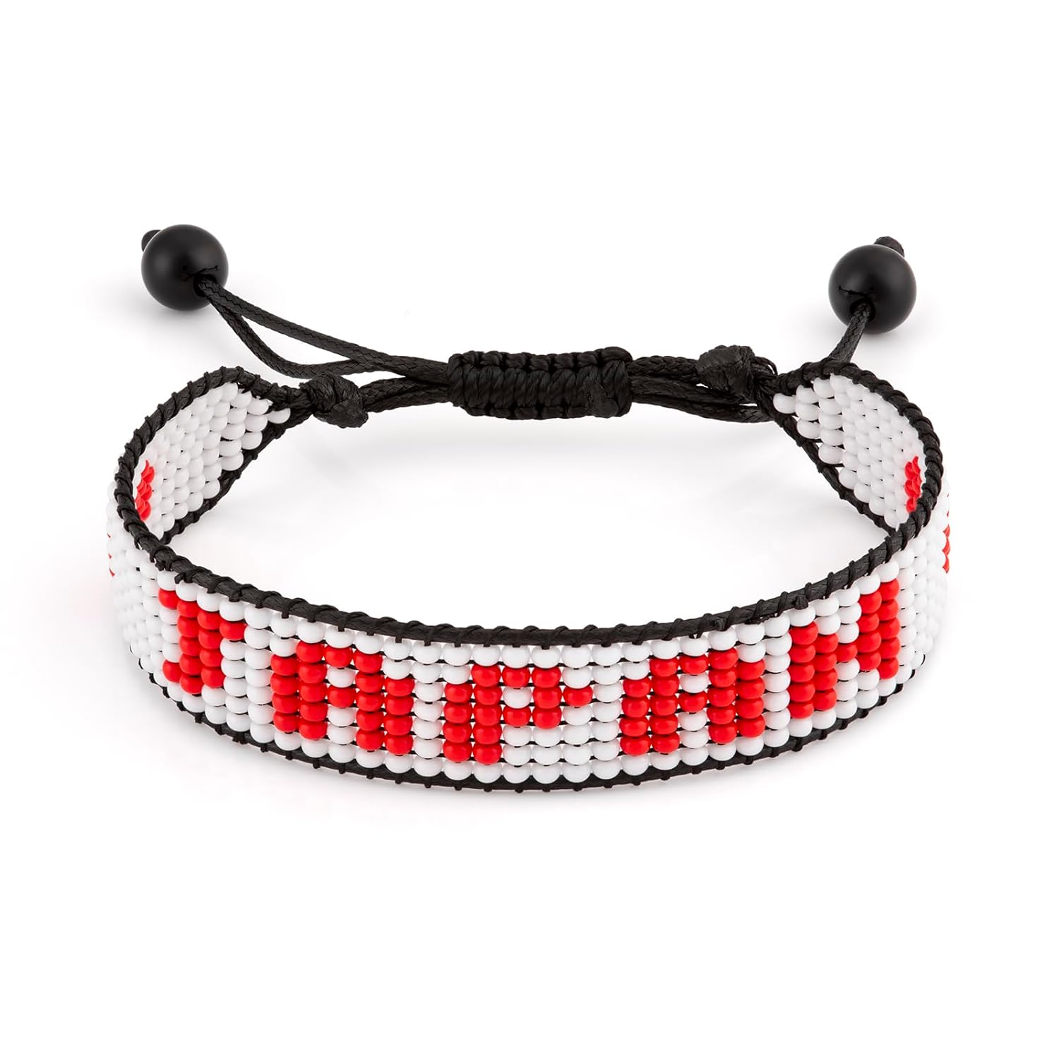 World Cup 2026 Japan Beaded Flag Bracelet – Handmade & Adjustable