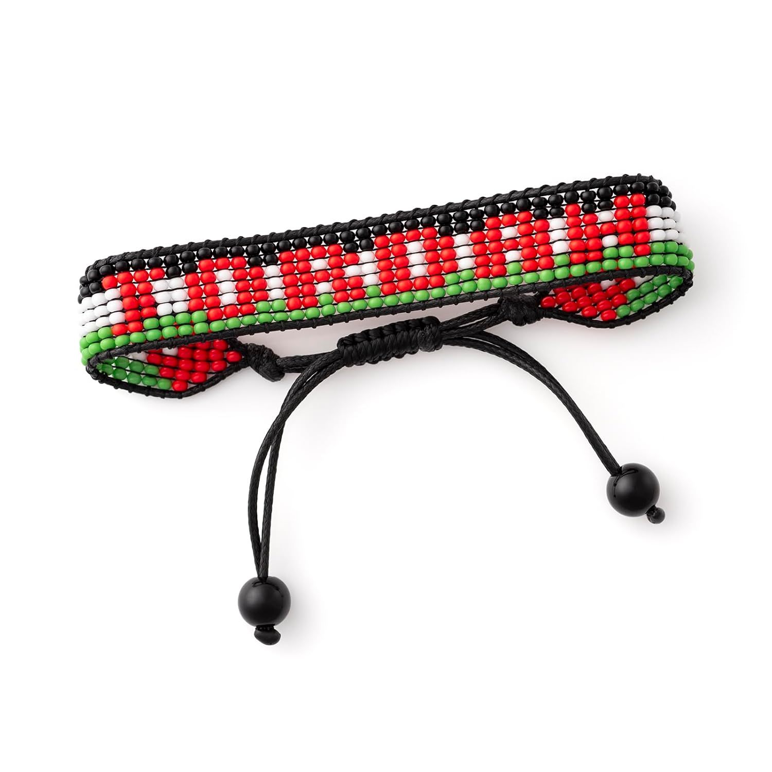 World Cup 2026 Jordan Beaded Flag Bracelet – Handmade & Adjustable