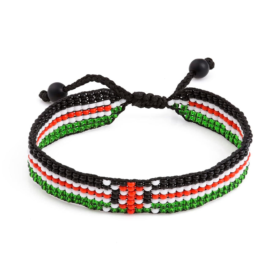 Kenya Flag Bracelet