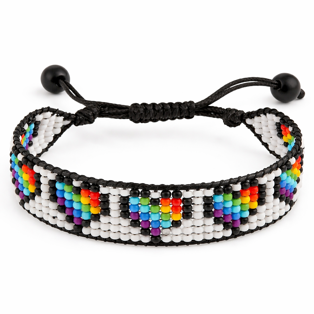 Autism Awareness Beaded Bracelets – Handmade Adjustable Support Jewelry – Rainbow Puzzle, Infinity, Heart & Pride Designs – Unisex