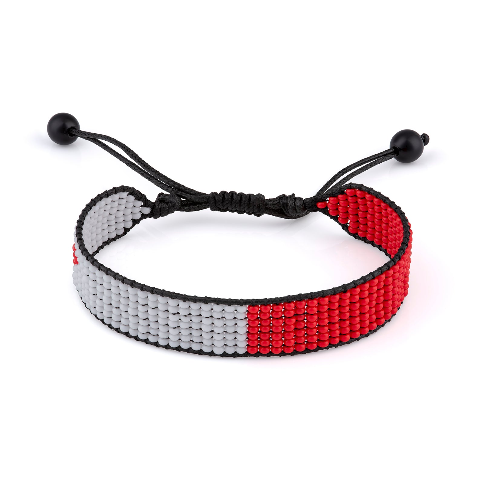 Malta Flag Bracelet: Handmade, Adjustable Boho Style Unisex Bracelet