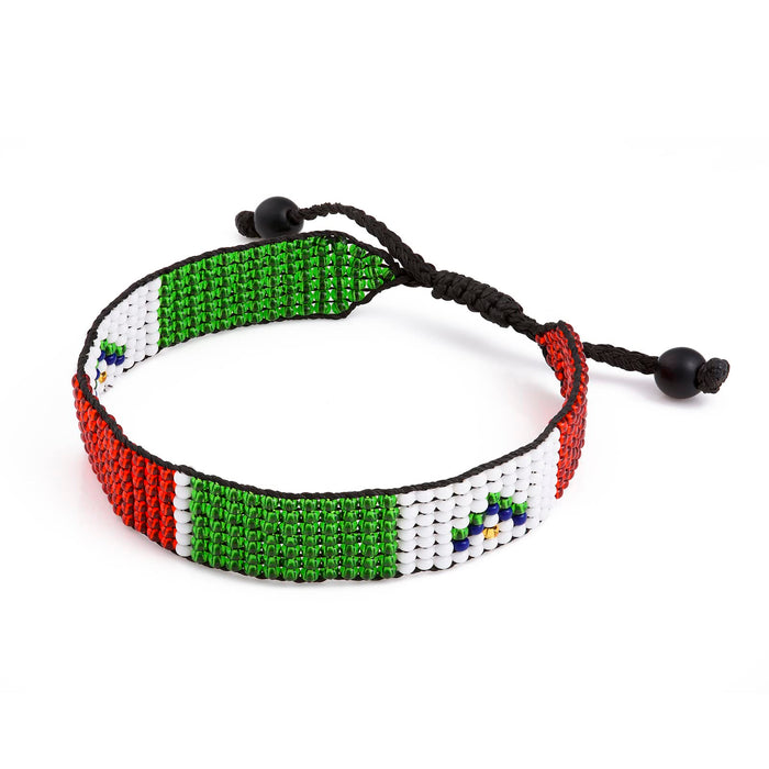 Mexico Flag Bracelet