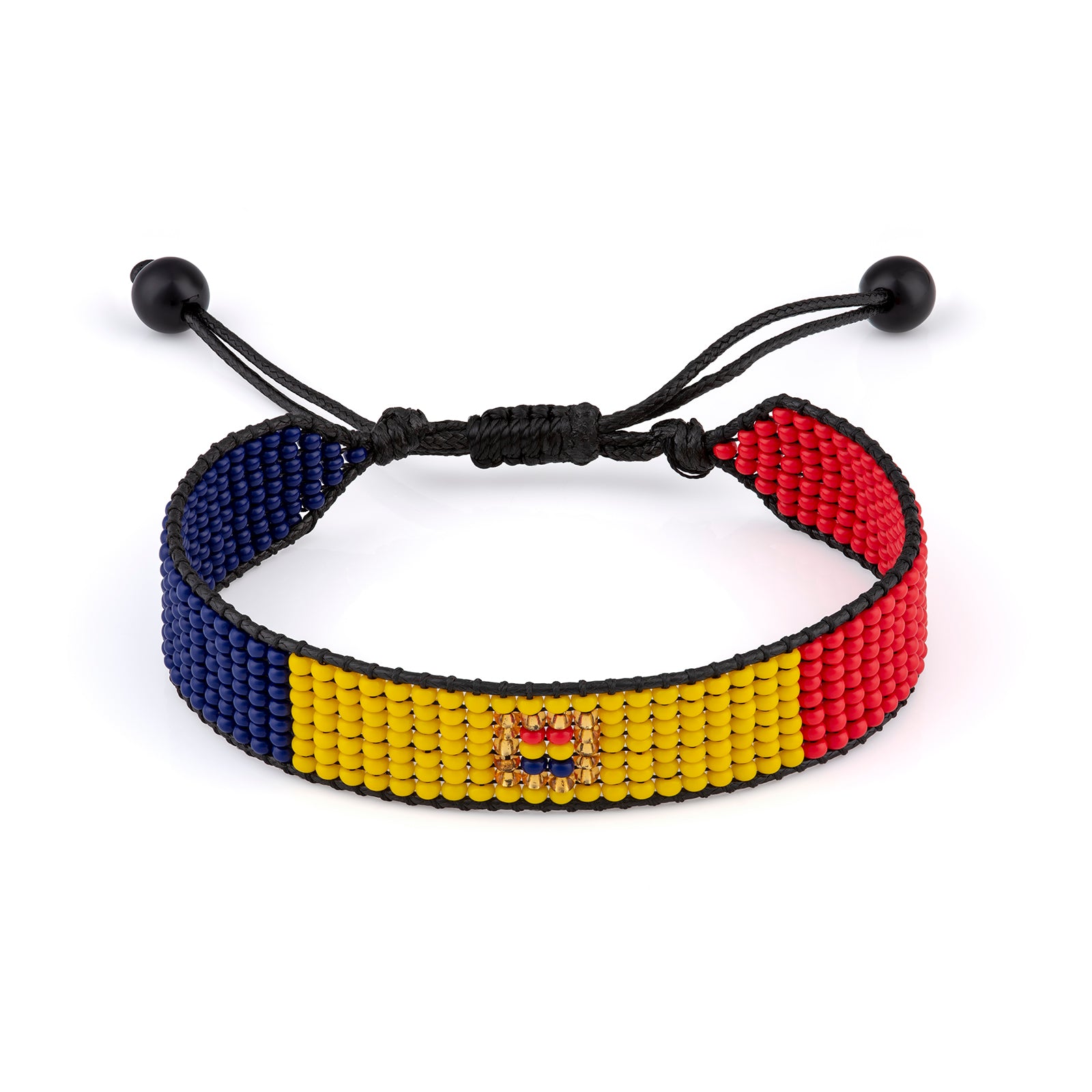 Moldova Flag Bracelet:Adjustable, Boho Style Rope Bracelet for Women & Men