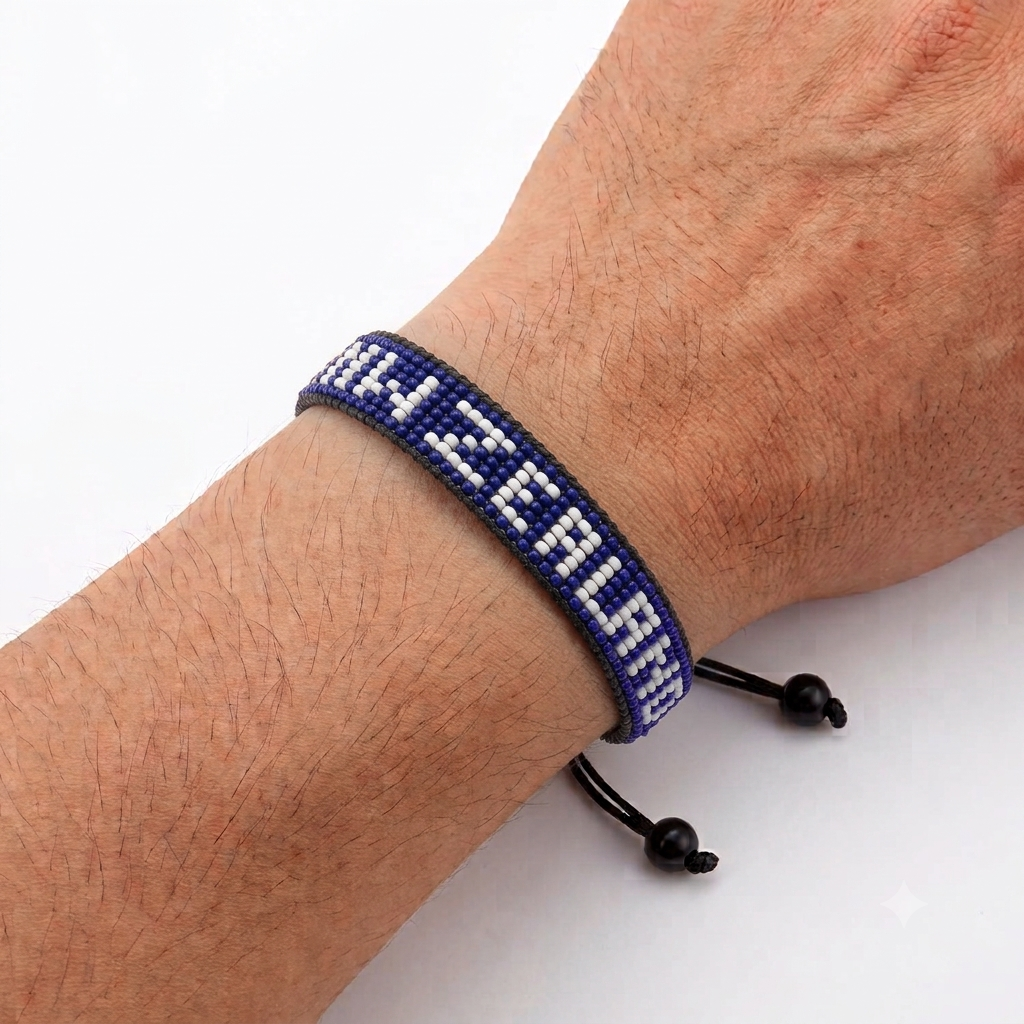 New Zealand Flag Bracelet – Handmade Adjustable Bracelet