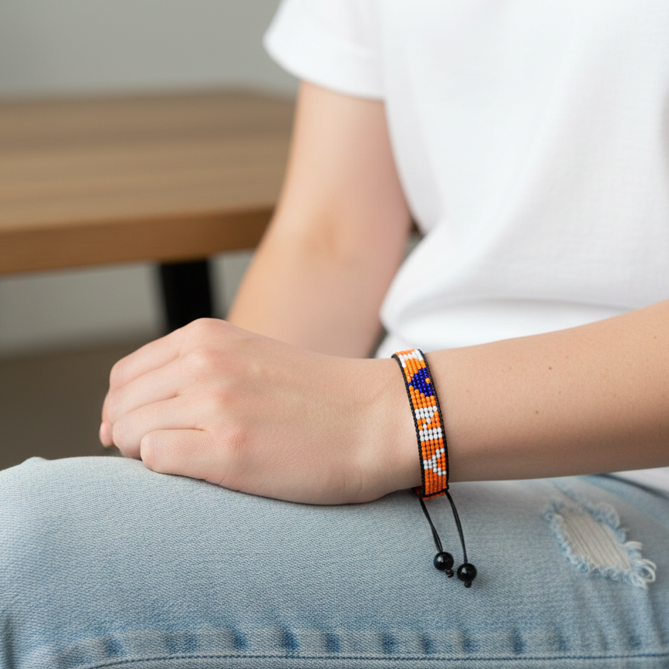 I Love New York Armband, handgemacht, verstellbar, Zeigen Sie Ihren Stolz