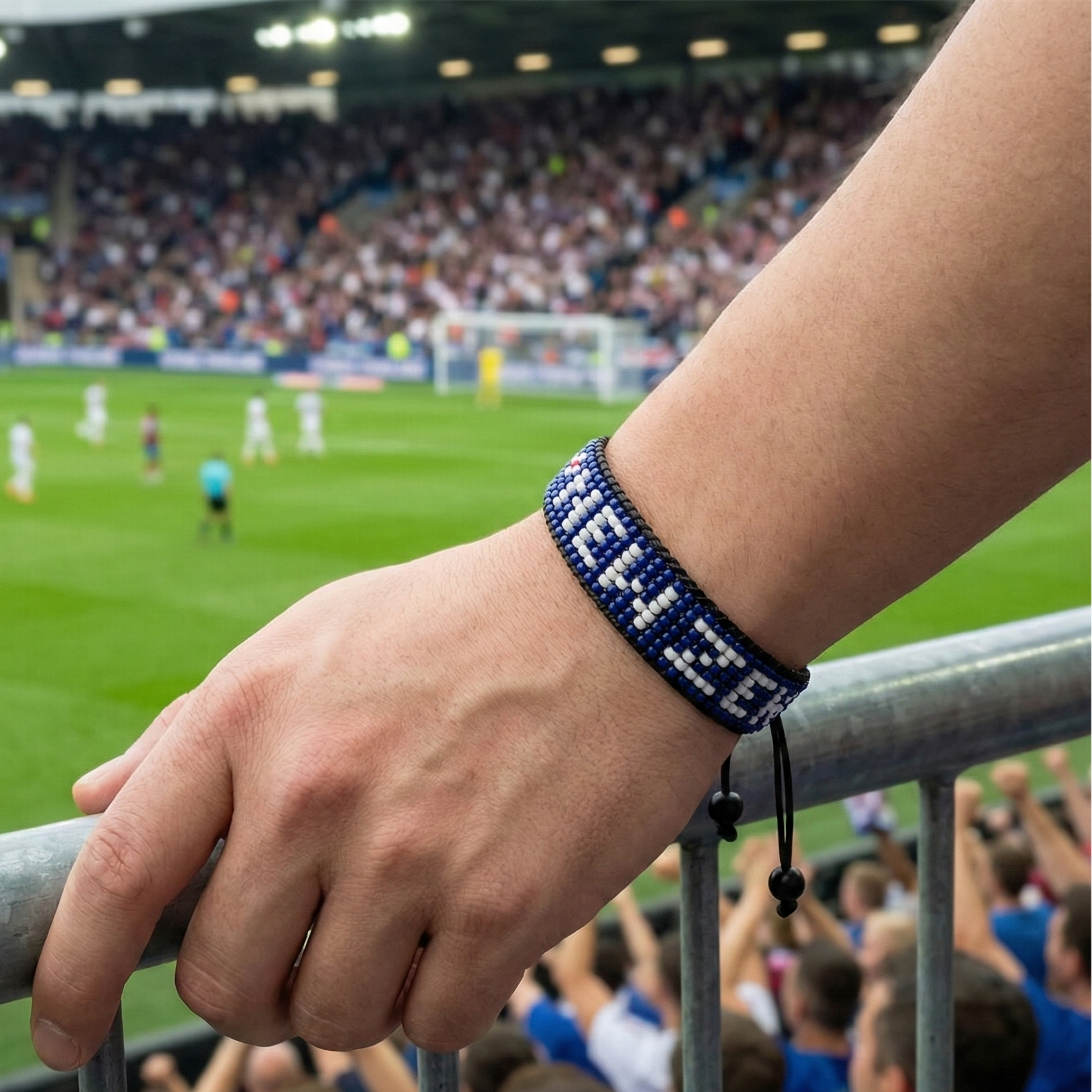 WM 2026 Neuseeland Perlenflaggen-Armband – Handgefertigt & Verstellbar