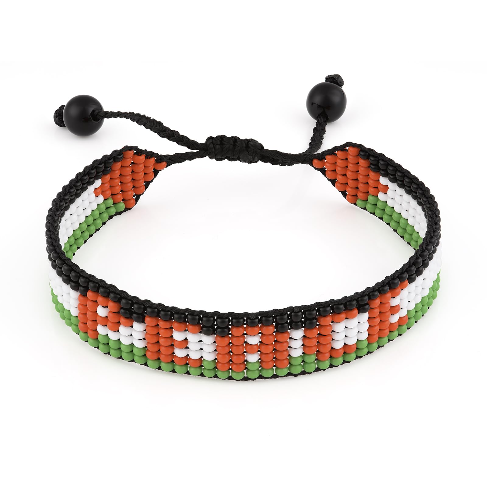 Pa-les-tine Flag Beaded Bracelet - Show Your Support with Style (Peace)