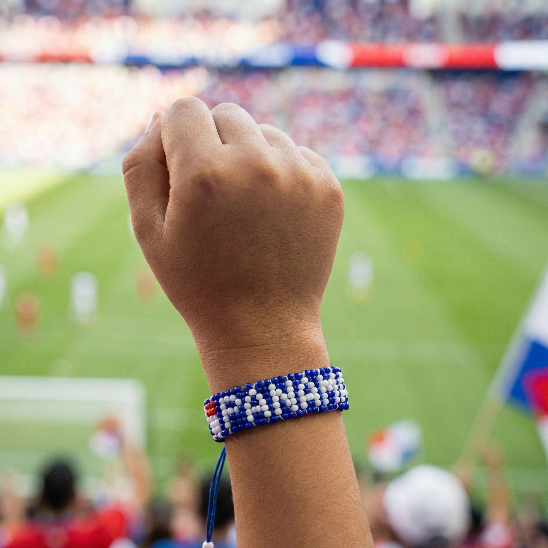 Bracelets Perles Drapeau Panama Coupe du Monde 2026 – Fait Main & Ajustable