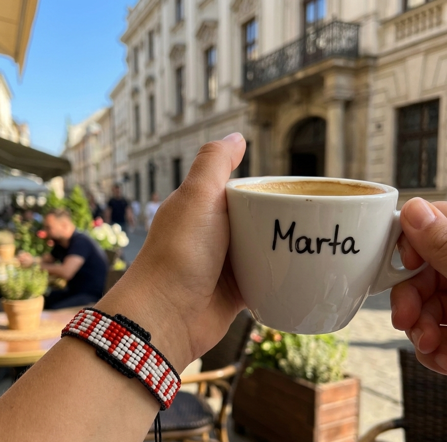 Poland Flag Bracelet – Handmade Adjustable Bracelet