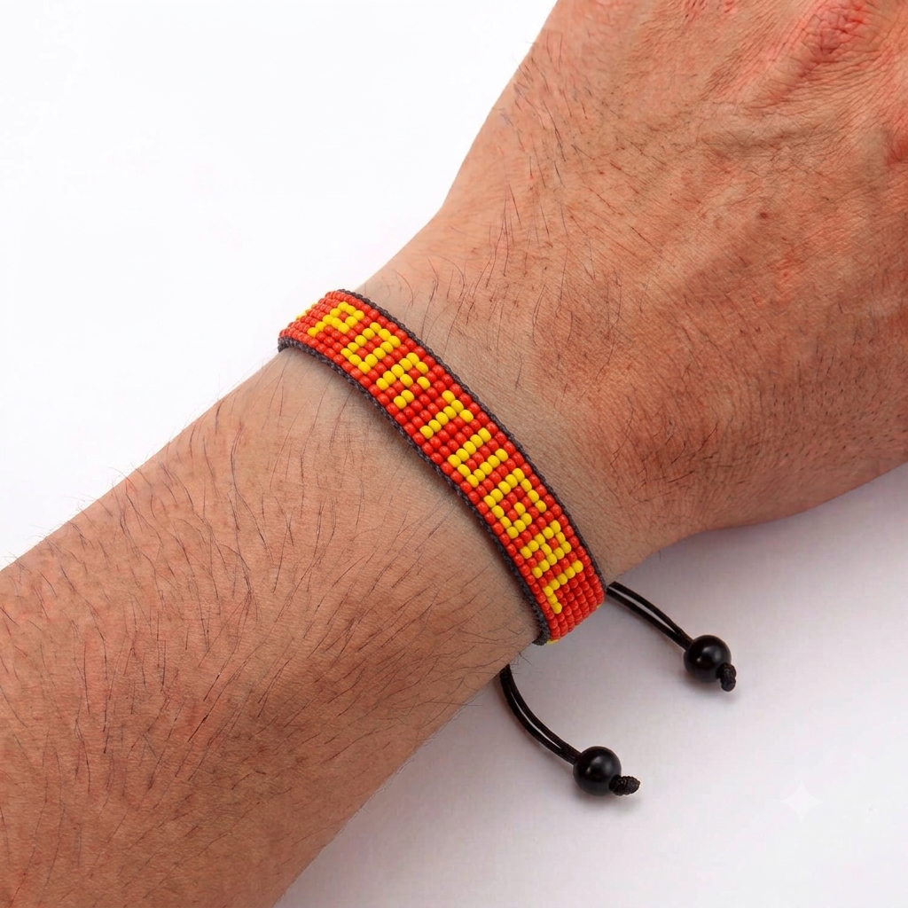 Portugal Flag Bracelet – Handmade Adjustable Bracelet