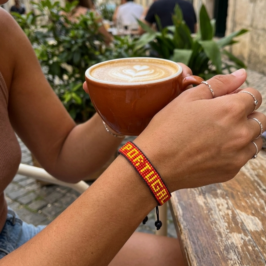 Portugal Flag Bracelet – Handmade Adjustable Bracelet