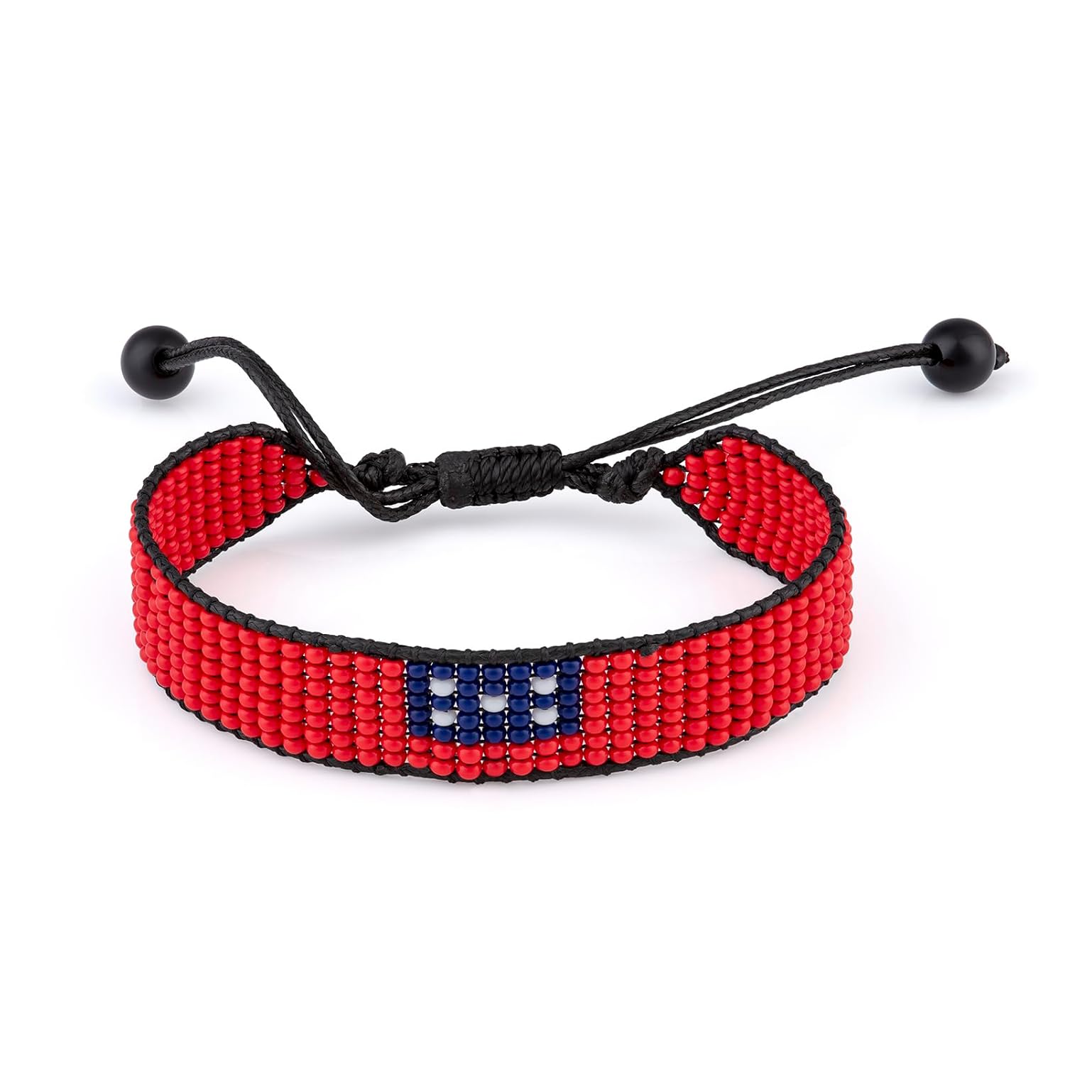 Samoa Flag Bracelet: Adjustable, Boho Style Rope Bracelet for Women & Men