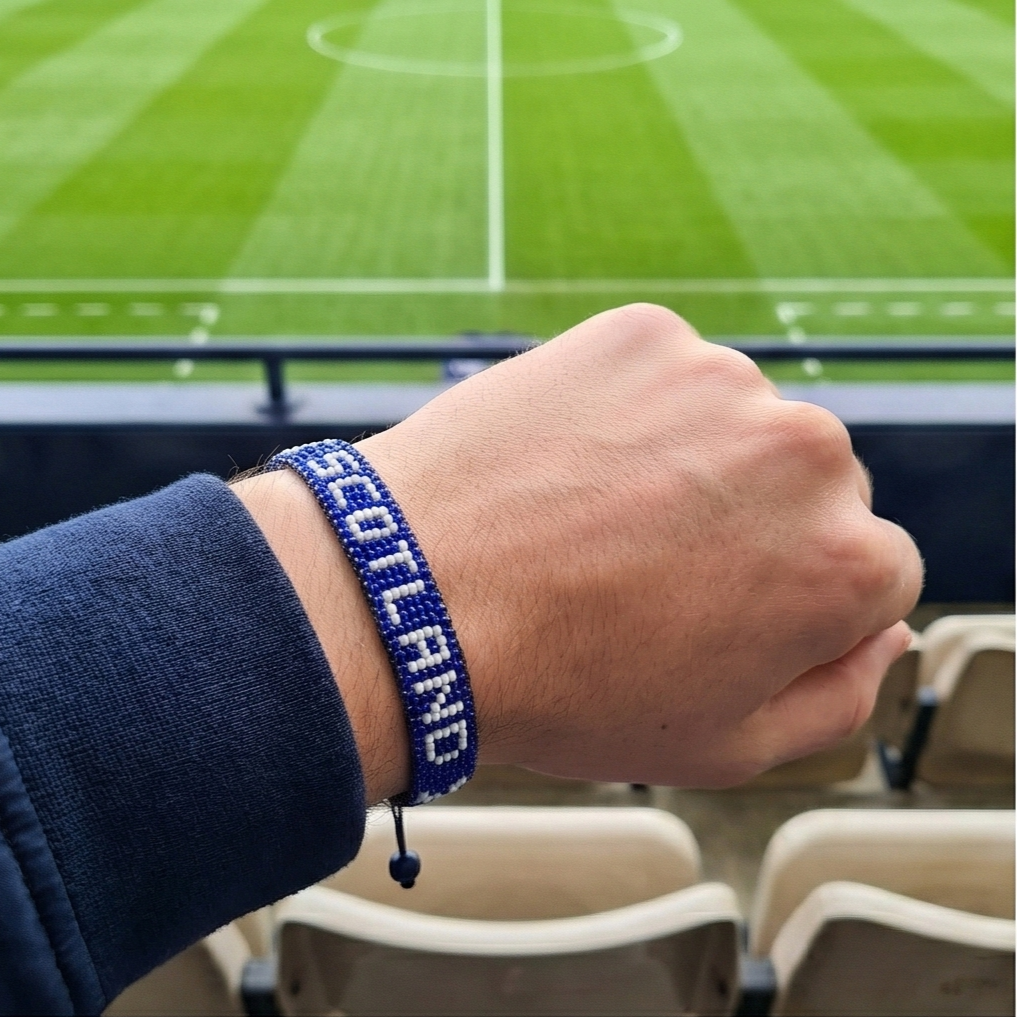 Bracelet de drapeau perlé Écosse Coupe du Monde 2026 – Fait main et ajustable