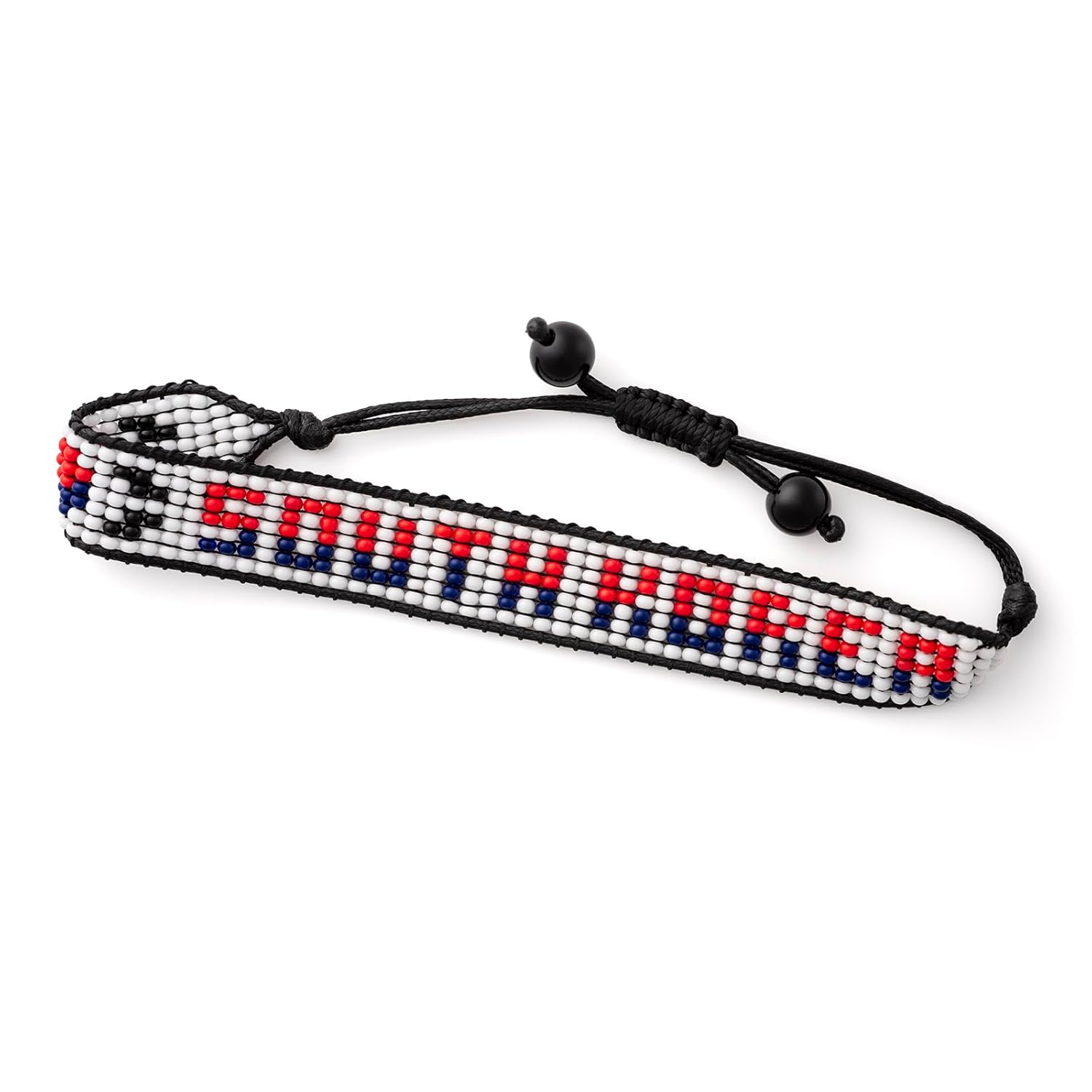 World Cup 2026 South Korea Beaded Flag Bracelet – Handmade & Adjustable