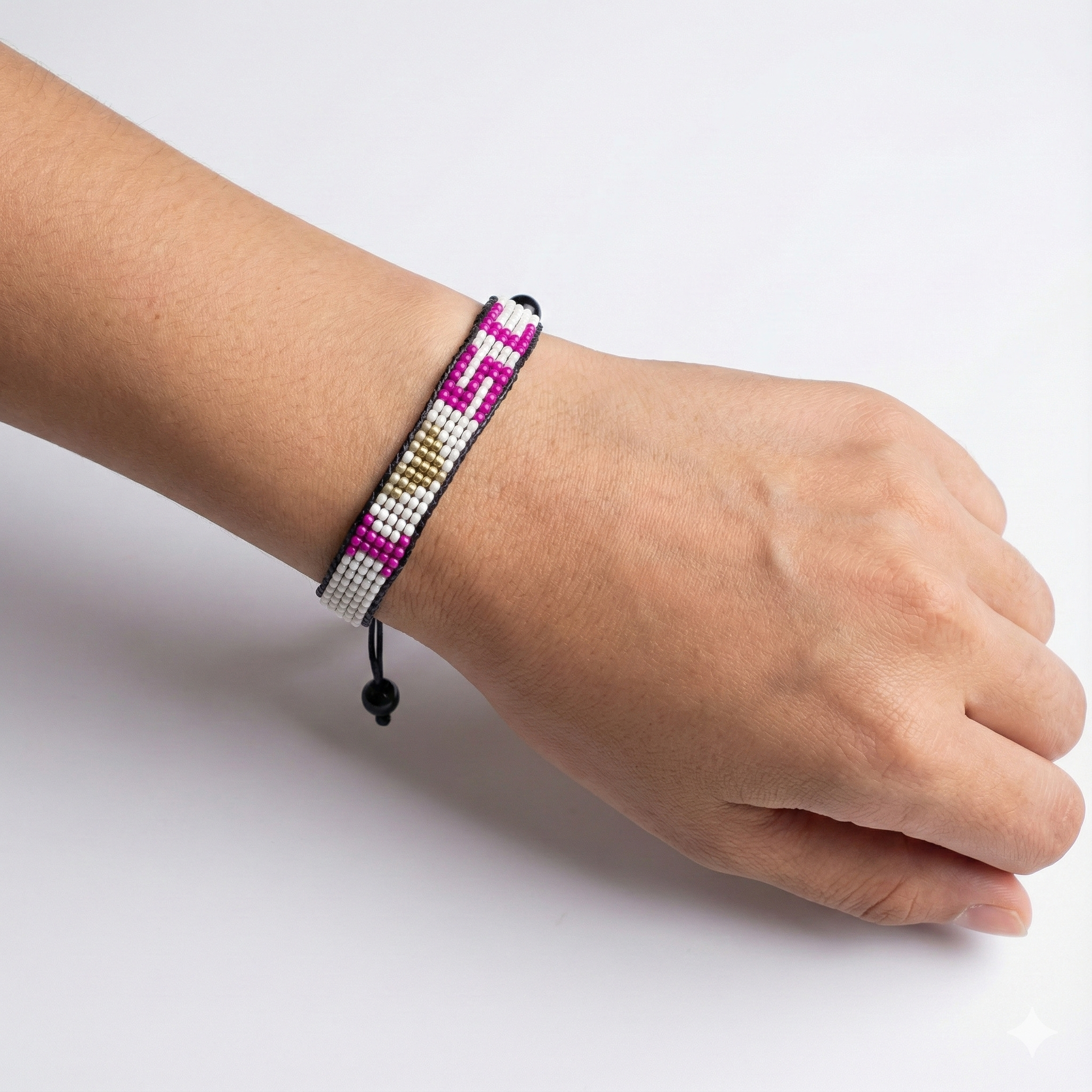 I Love South Carolina Beaded Bracelet – Handcrafted & Adjustable