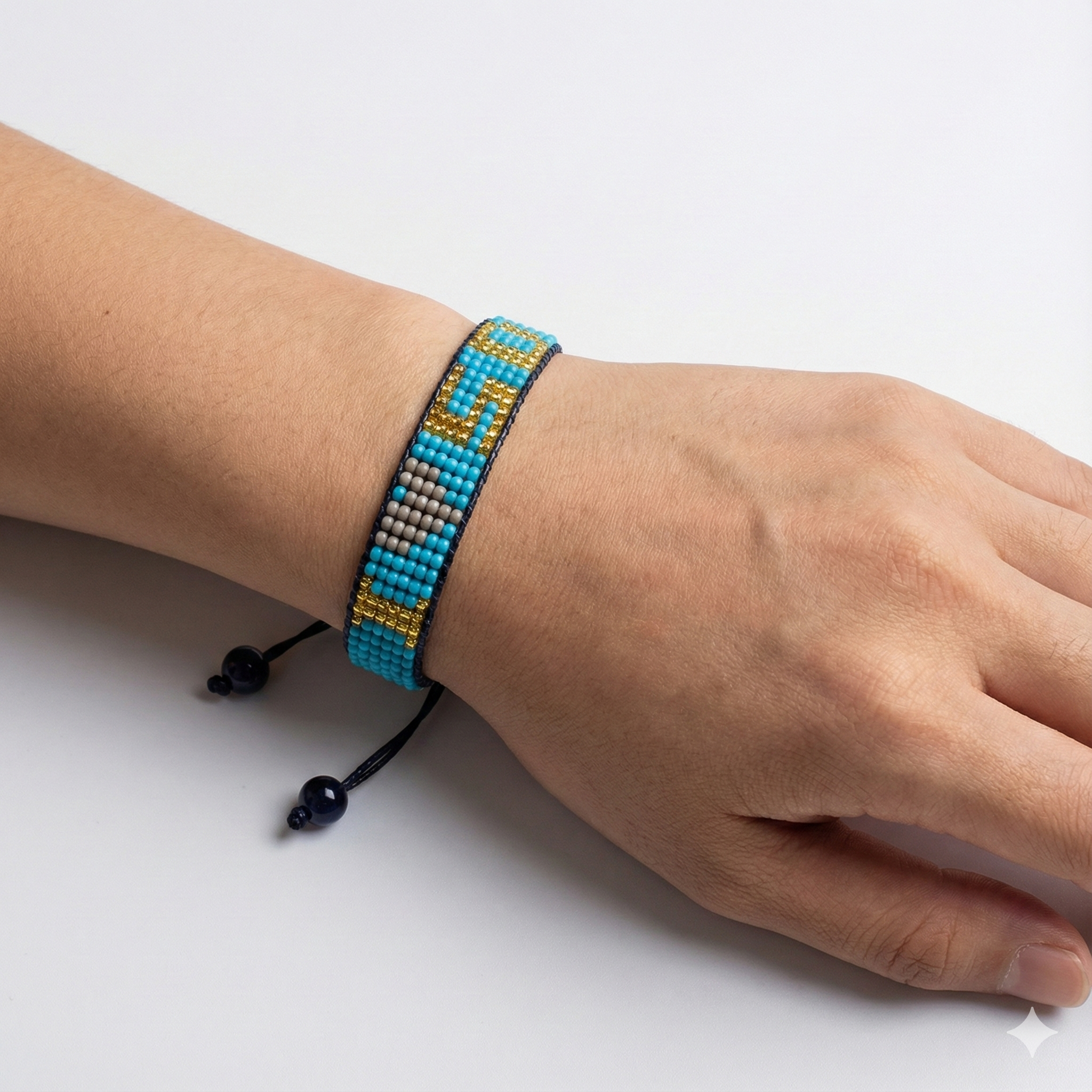 I Love South Dakota Beaded Bracelet – Handcrafted & Adjustable