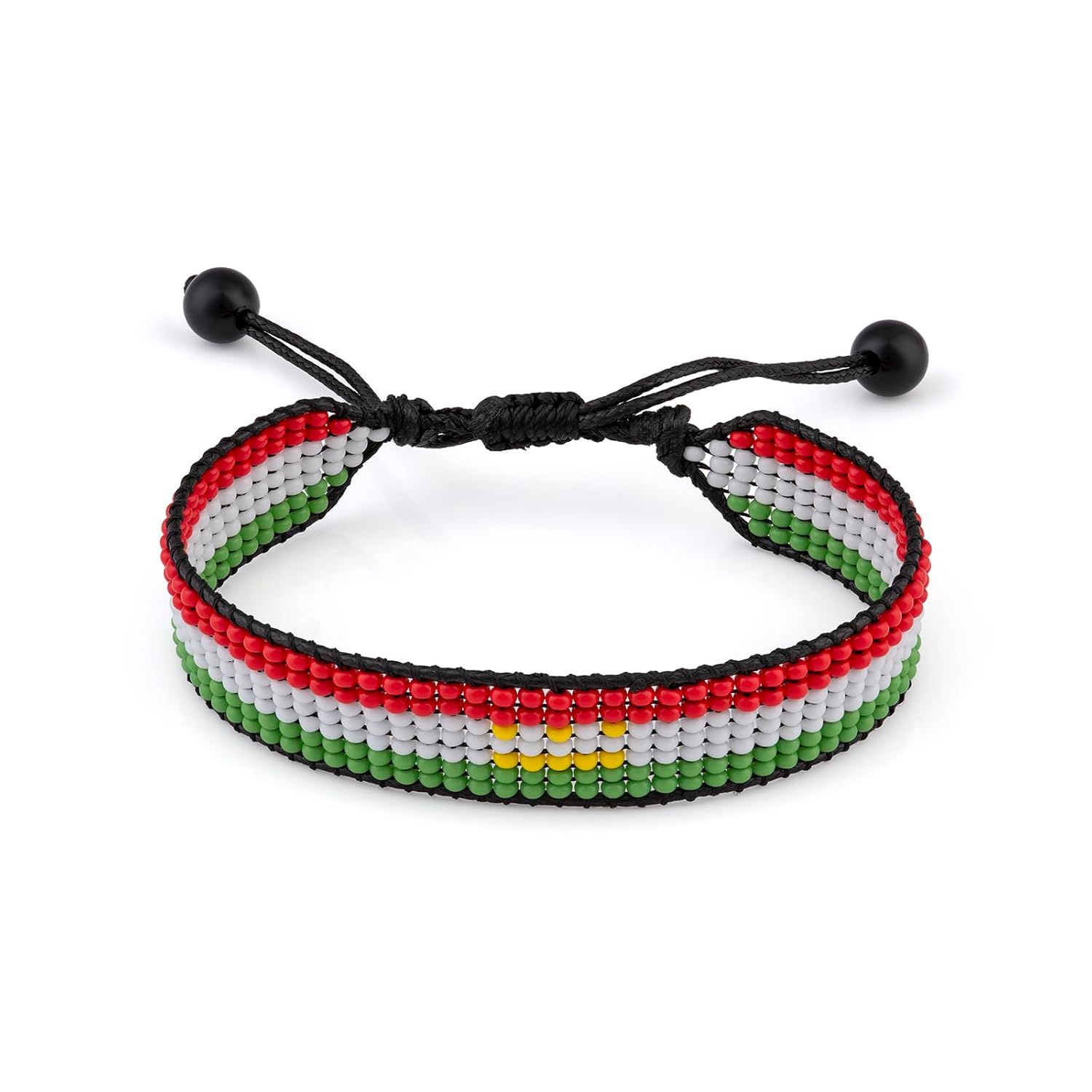 Tajikistan Flag Bracelet: Adjustable, Boho Style Rope Bracelet for Women & Men